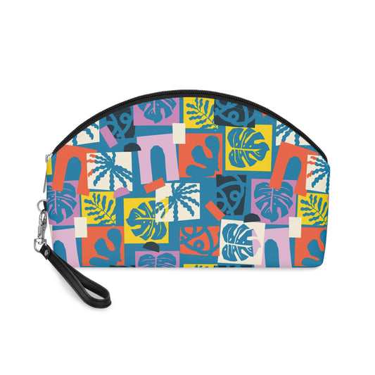 Makeup Bag - Boho Tiki Monstera