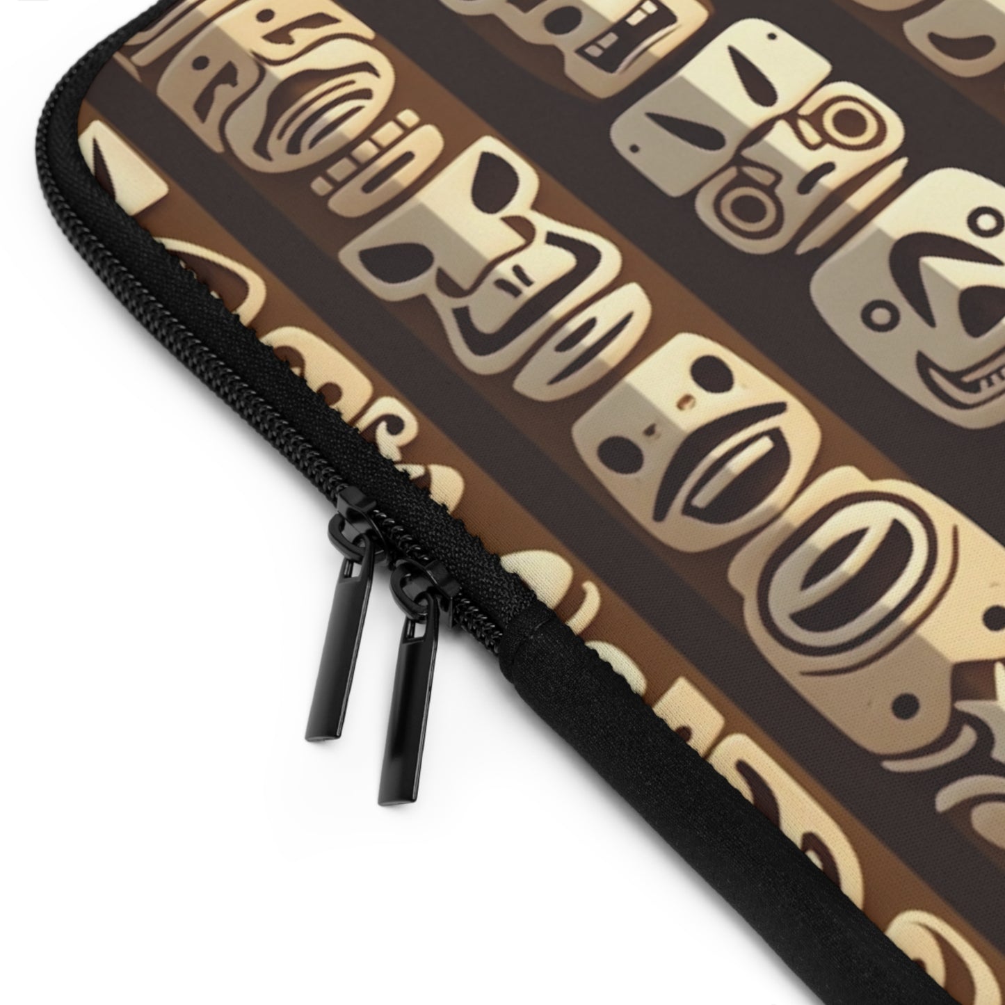 Tropical Laptop Sleeve, 5 Sizes - Perfect for Ocean Lovers & Students / Funny Tiki Totems