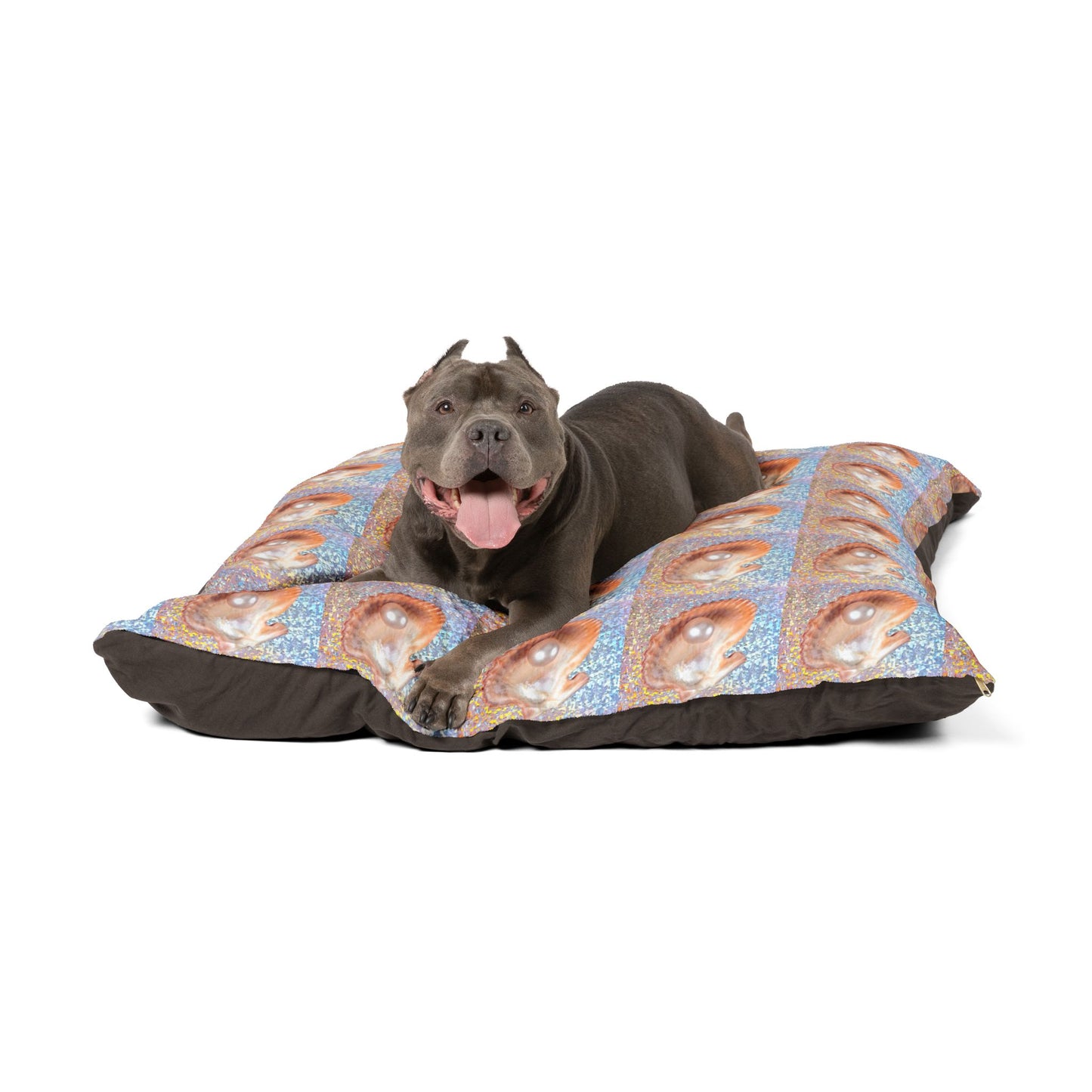 Pet Bed - Cozy and Fun Dog or Cat Bed for Beach Lovers / Disco FW Peach Pearl