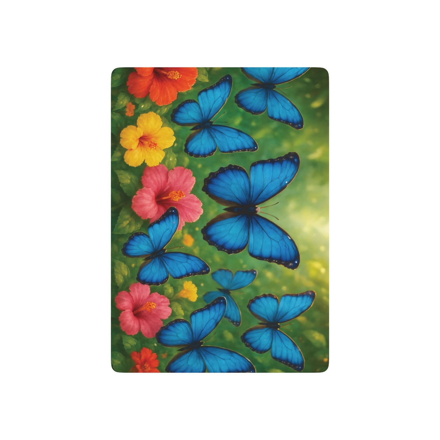 Poker Playing Cards - Morpho Butterflies Flight