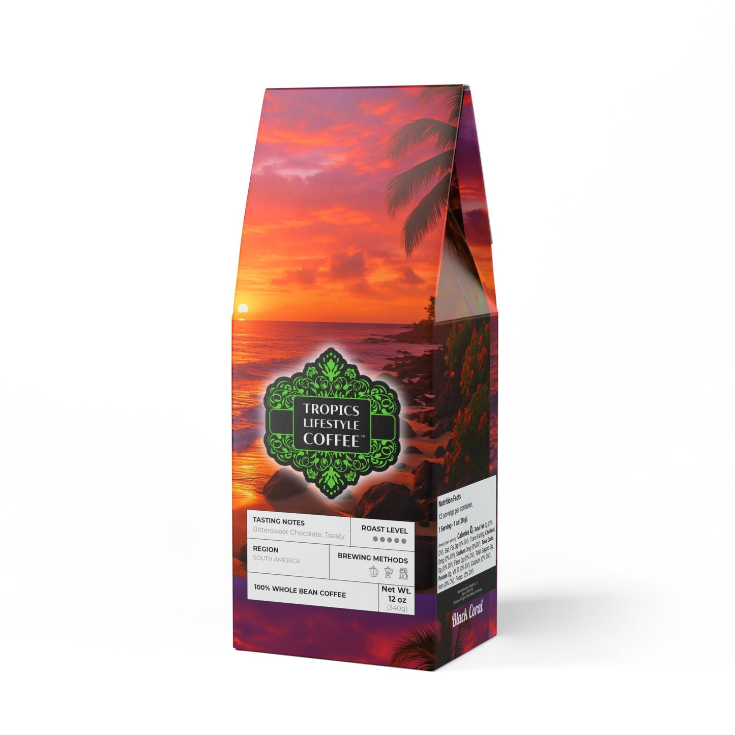 Black Coral Blend™ (Dark French Roast) Specialty Grade Craft Coffee / Ember Island