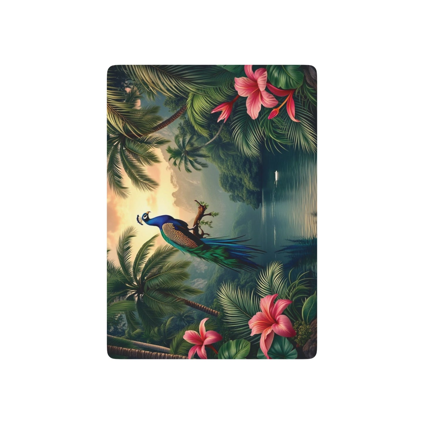 Poker Playing Cards - Peacock Guardian of the Rainforest