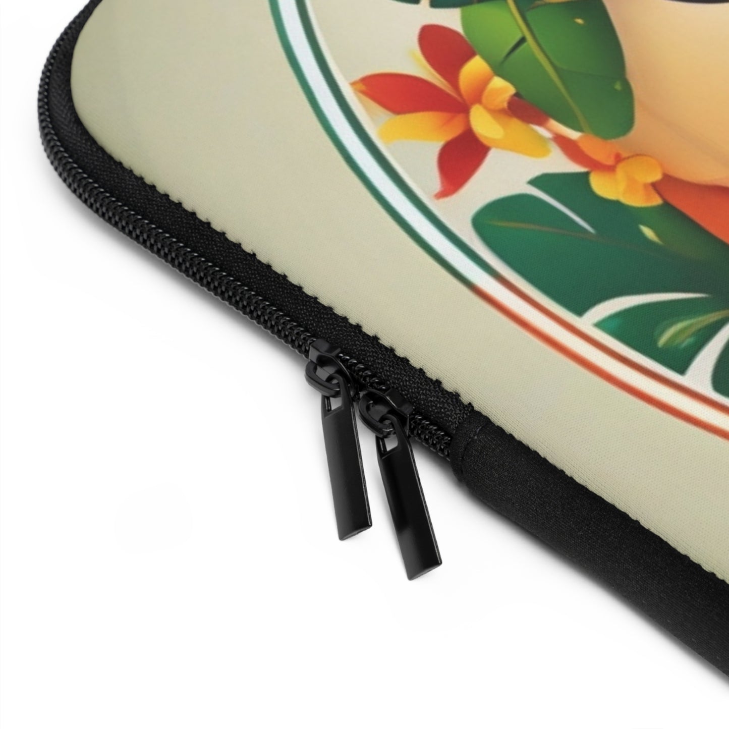 Tropical Laptop Sleeve, 5 Sizes - Perfect for Bird Lovers & Students / My Pet Parrot