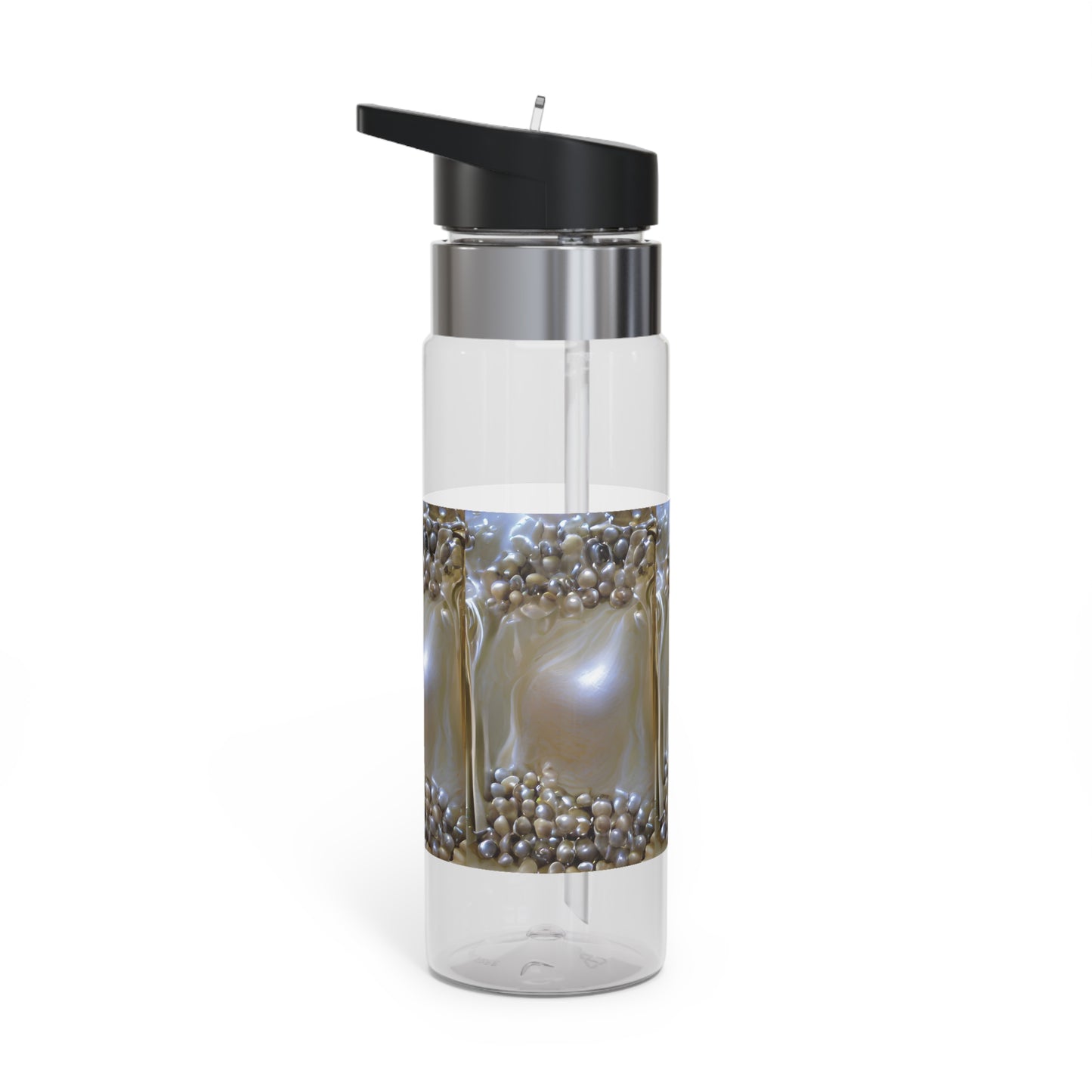 Tropical 20oz Tritan Sport Water Bottle -  Leakproof, Lightweight, BPA-Free / Natural Pearl Fantasy
