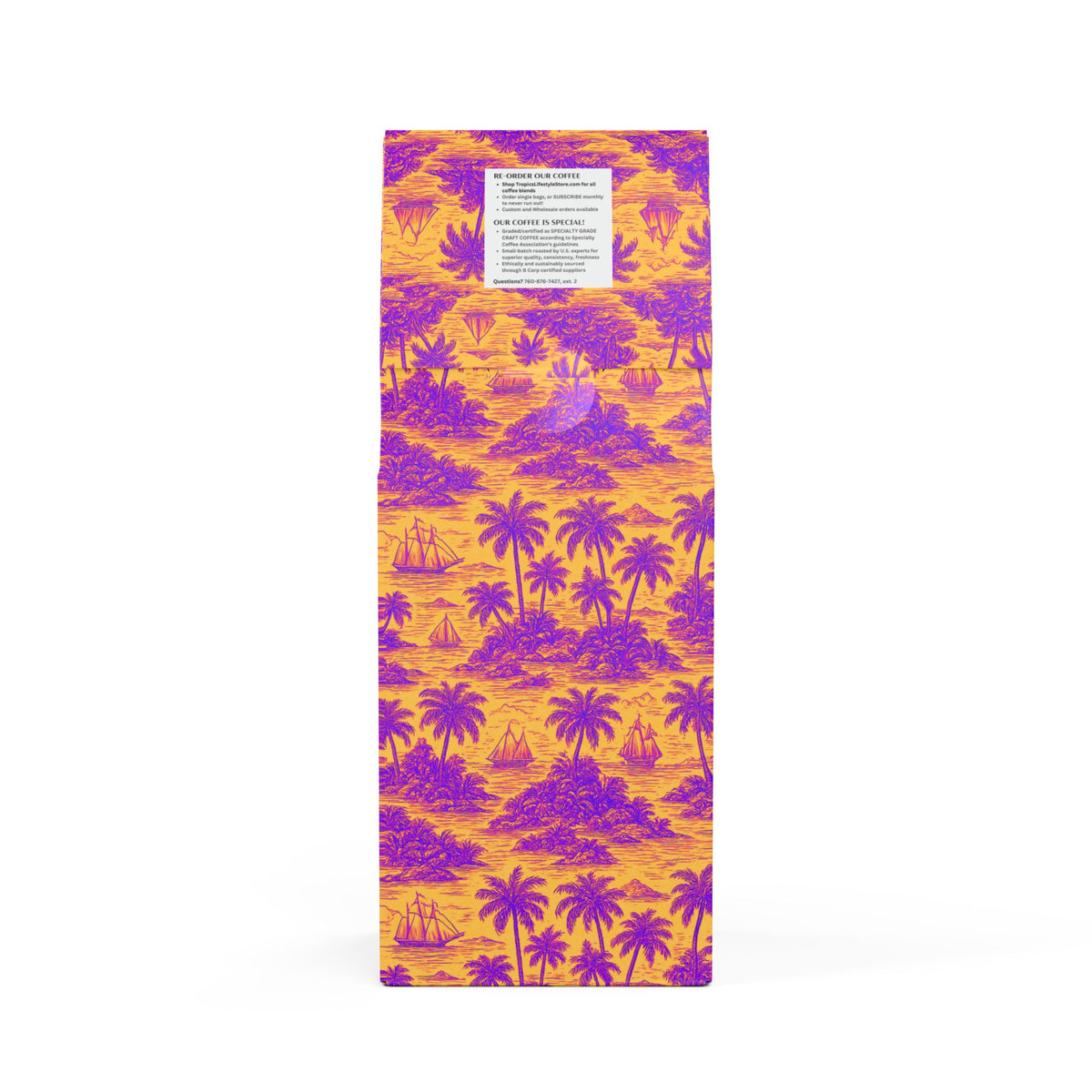 Midnight Surf Blend™ (Medium-Dark Roast) Specialty Grade Craft Coffee / Faraway Toile, Pop