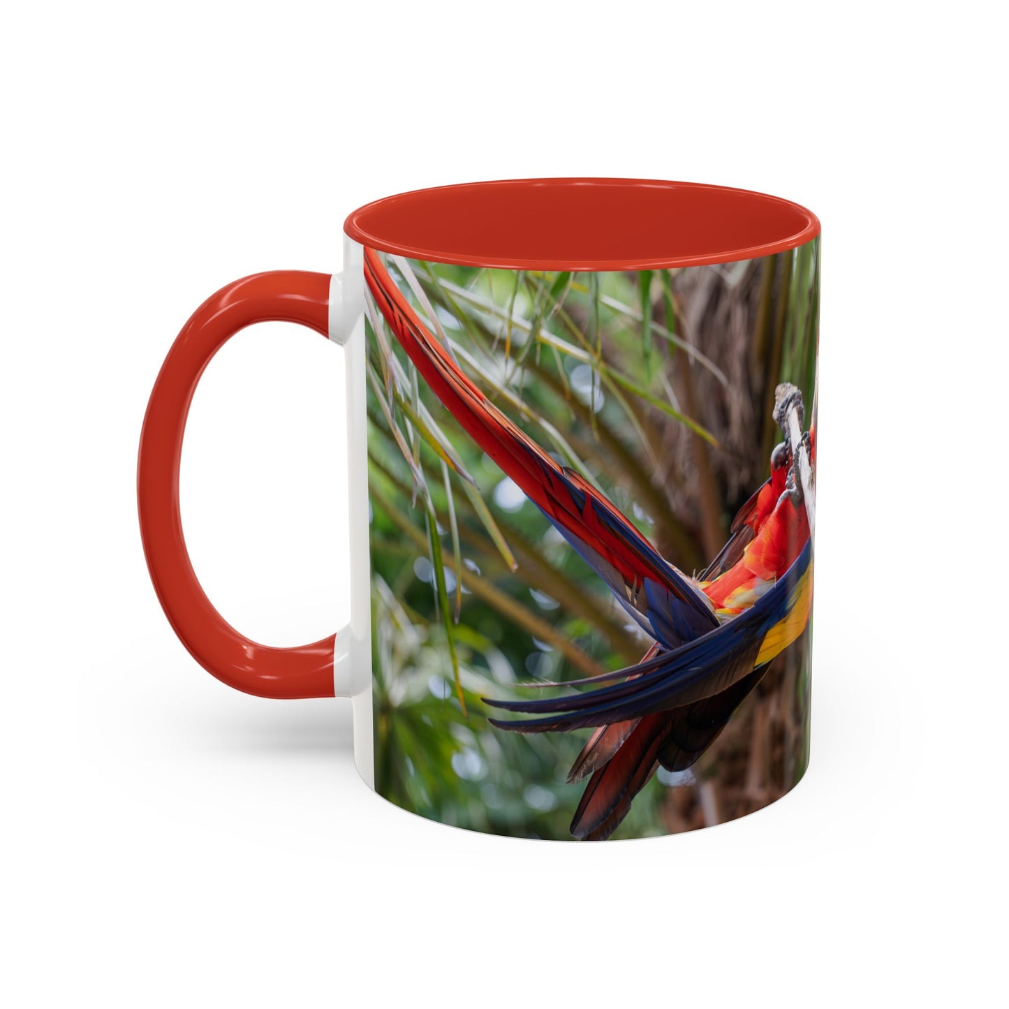 Parrot Accent Coffee Mug (11, 15oz), 8 Colors - Perch Up!