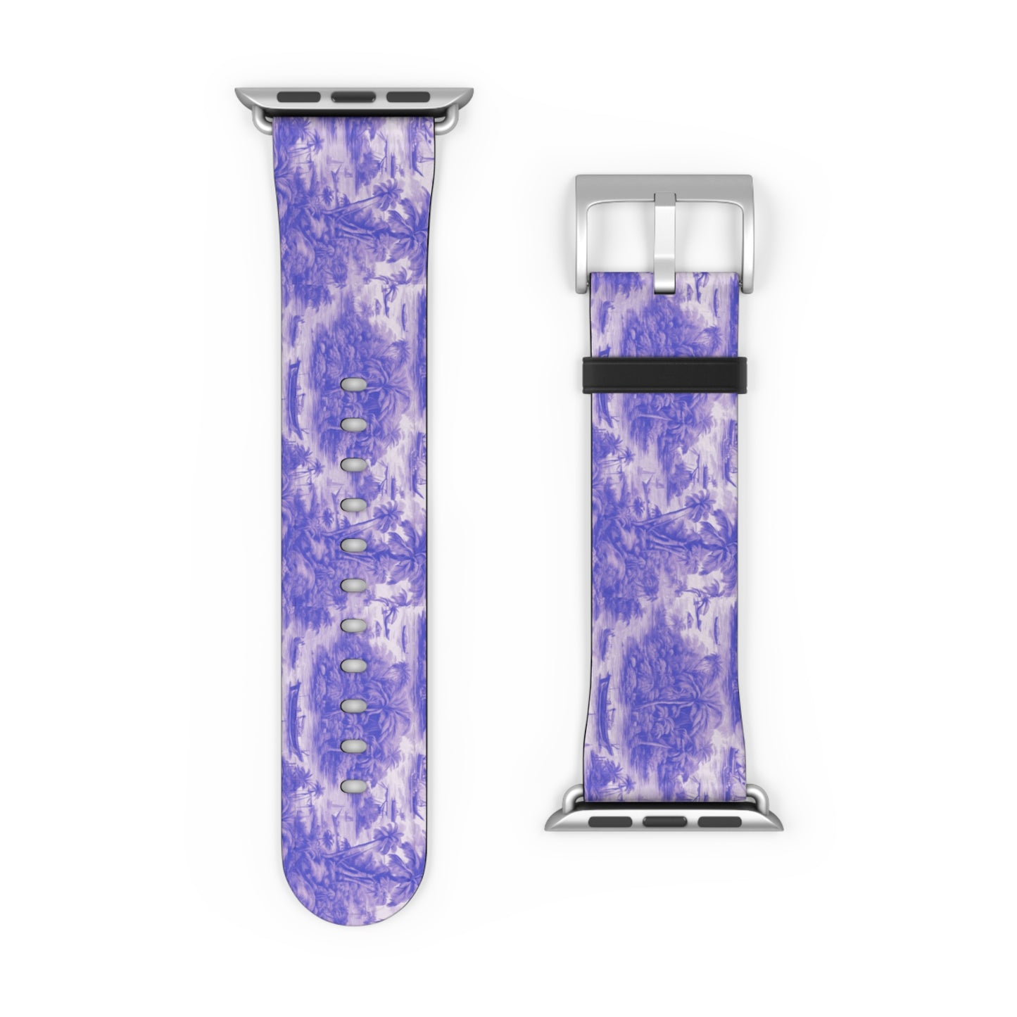 Apple Watch Band - Tropical Toile, purple