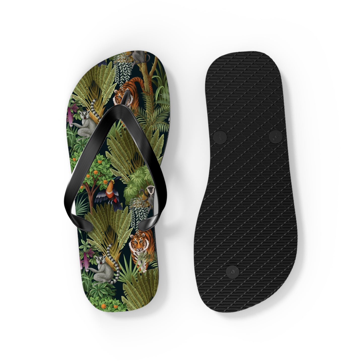 Flip Flops - Tiger Haven, Midnight