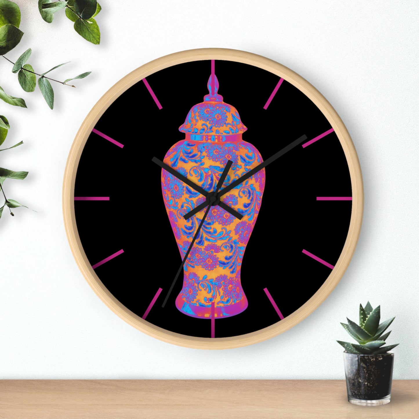 Wall Clock, Heatwave Ginger Jar, Hands/Base Variants