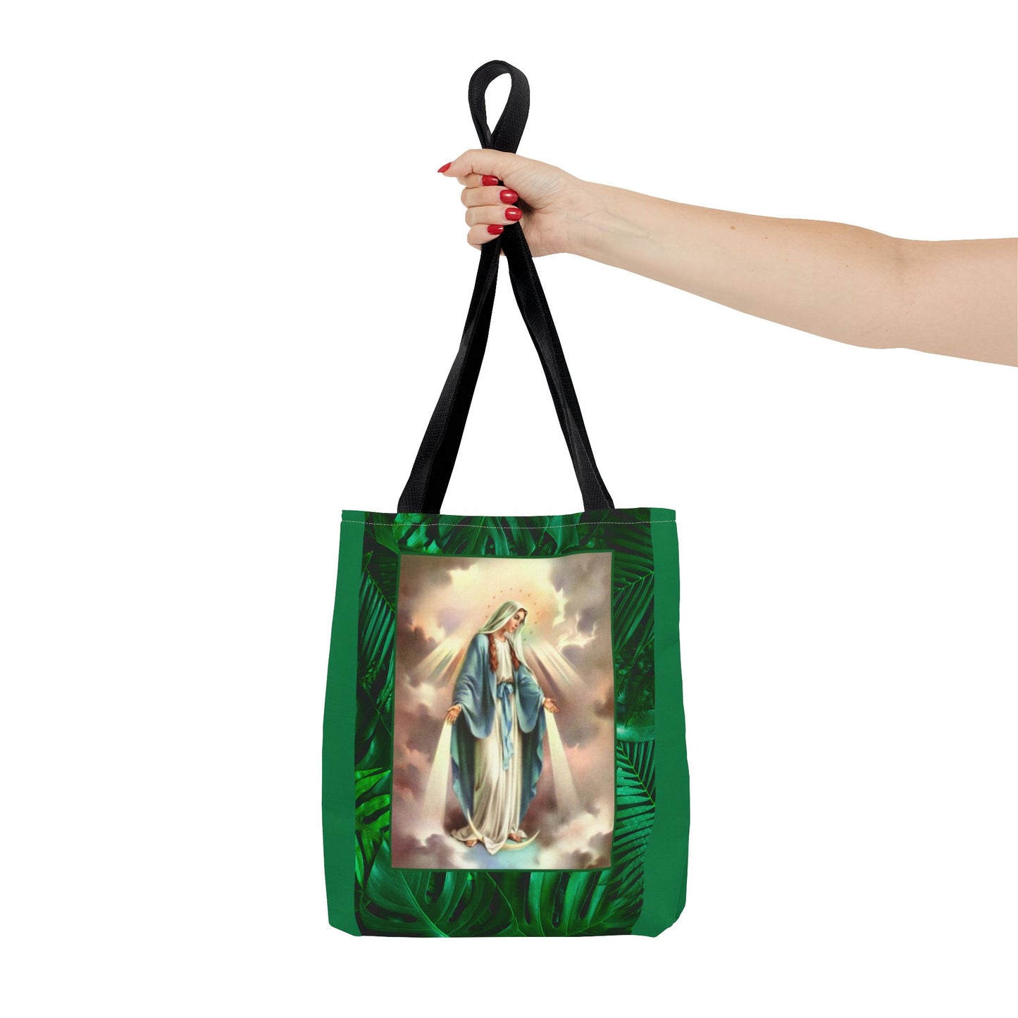 Religious Our Lady of Grace Tropical Tote Bag - 3 Sizes