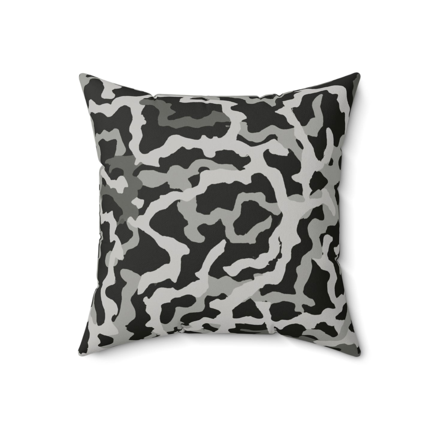Decorative Pillow - Accent Cushion, 4 Sizes / Coral Threads, Noir