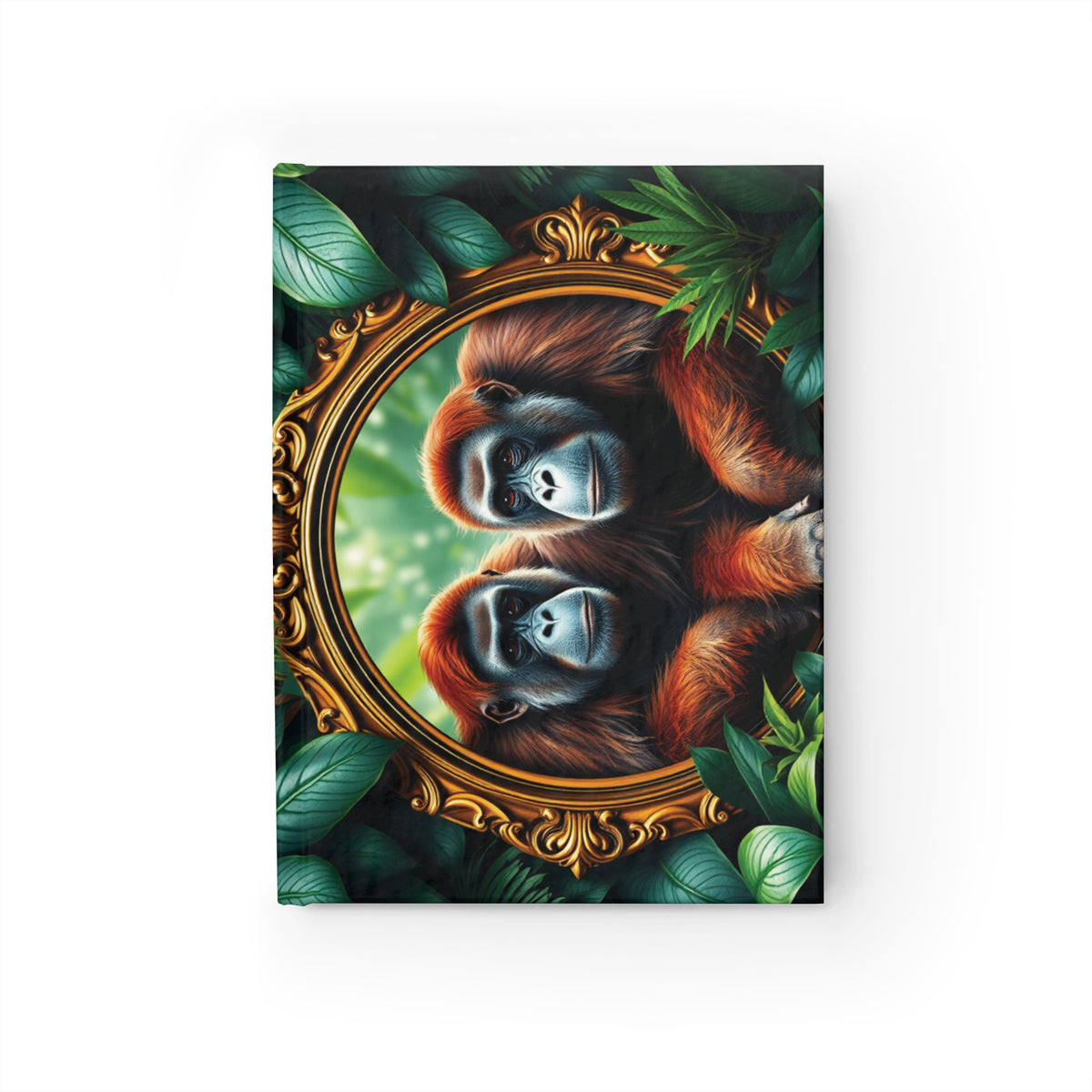 Framed Orangutan Apes Journal - 5" x 7"