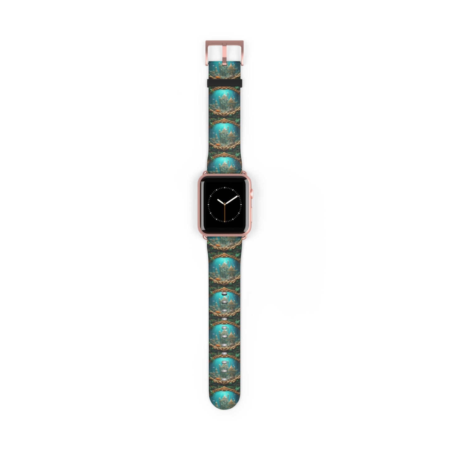 Apple Watch Band - Mermaid Palace, Aegean Sea, Vertical