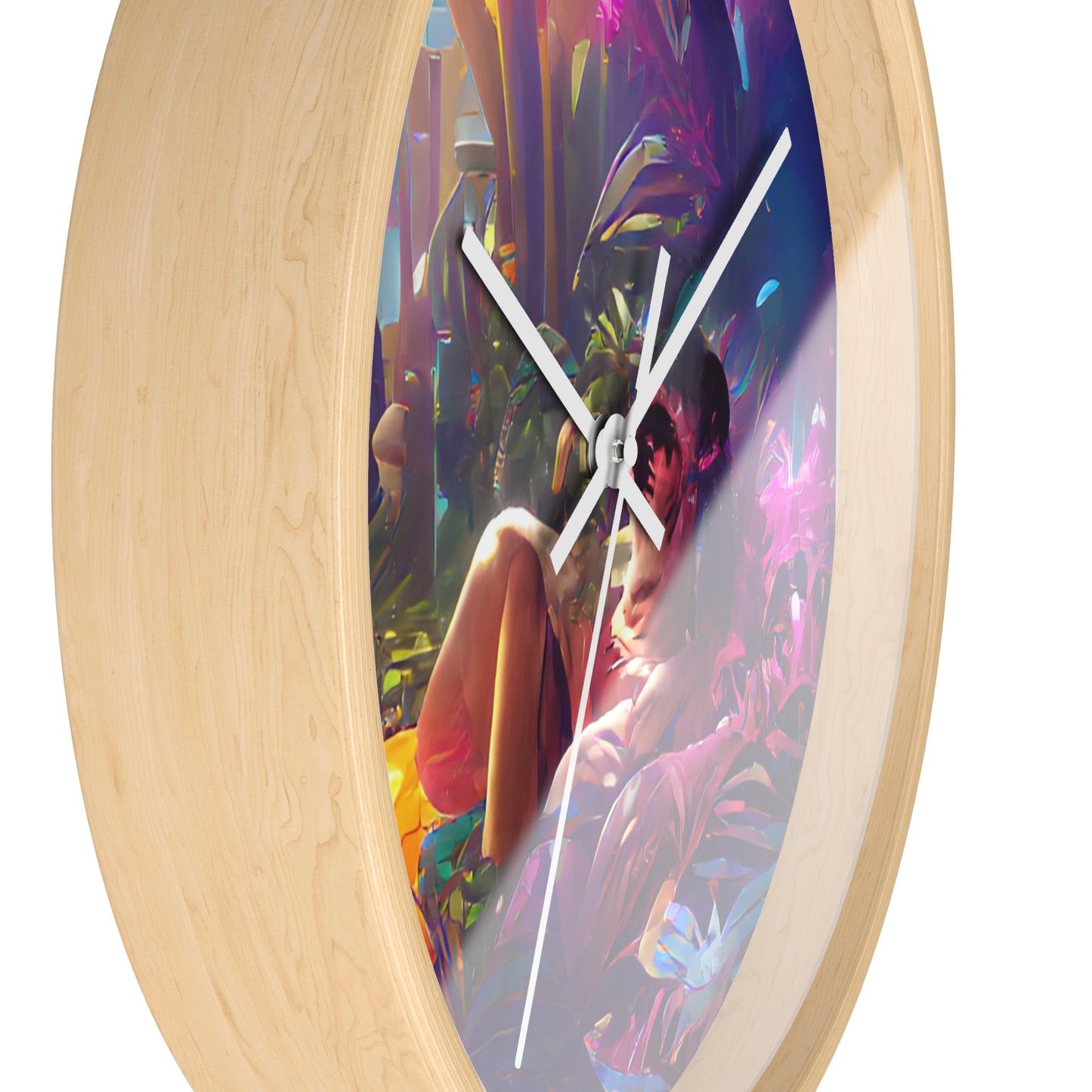 Wall Clock, "Secret Midnight Kiss in Hidden Tropical Garden"