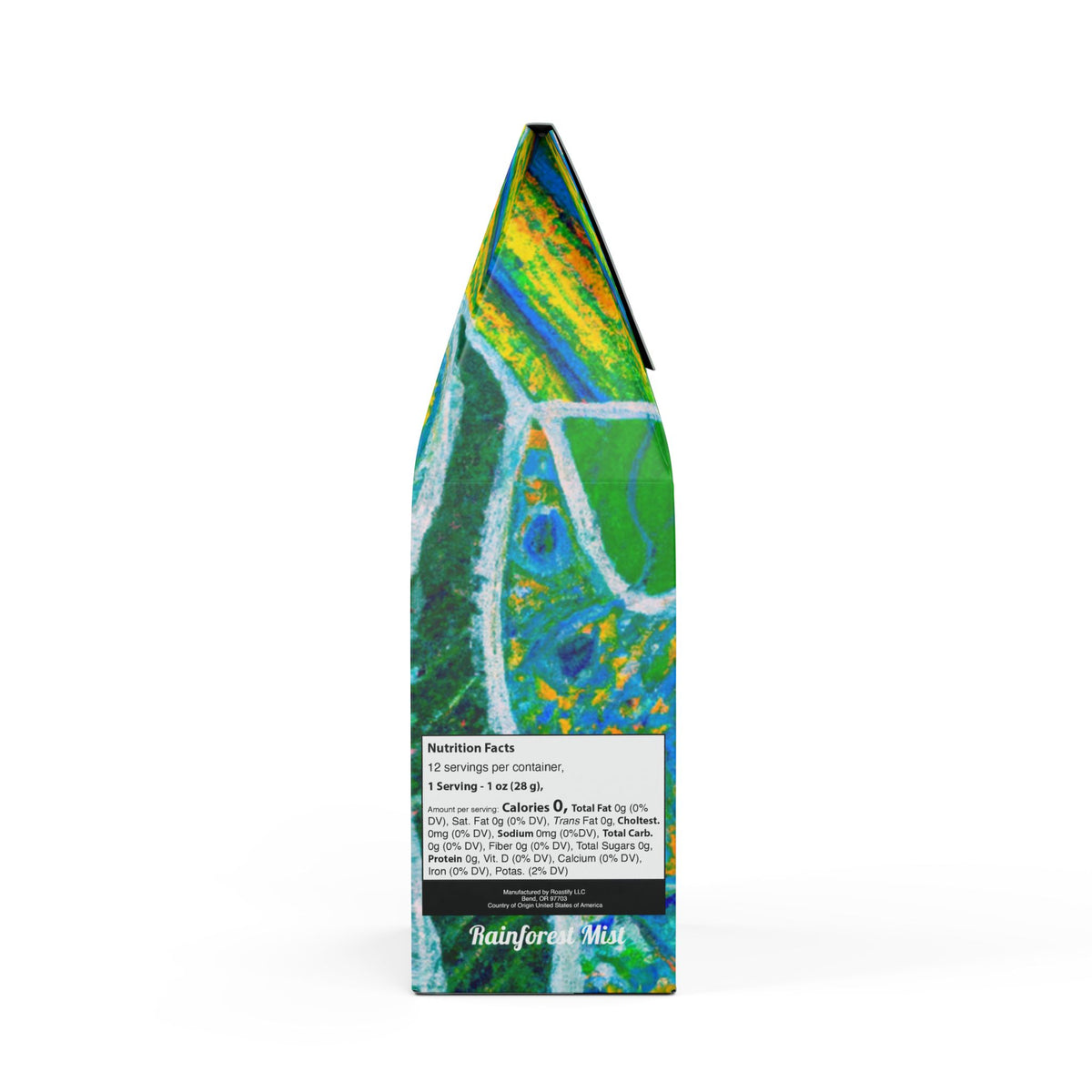 Rainforest Mist™ Single Origin DECAF (Medium Roast), Specialty Grade Craft Coffee / Amazon Whimsy, Green