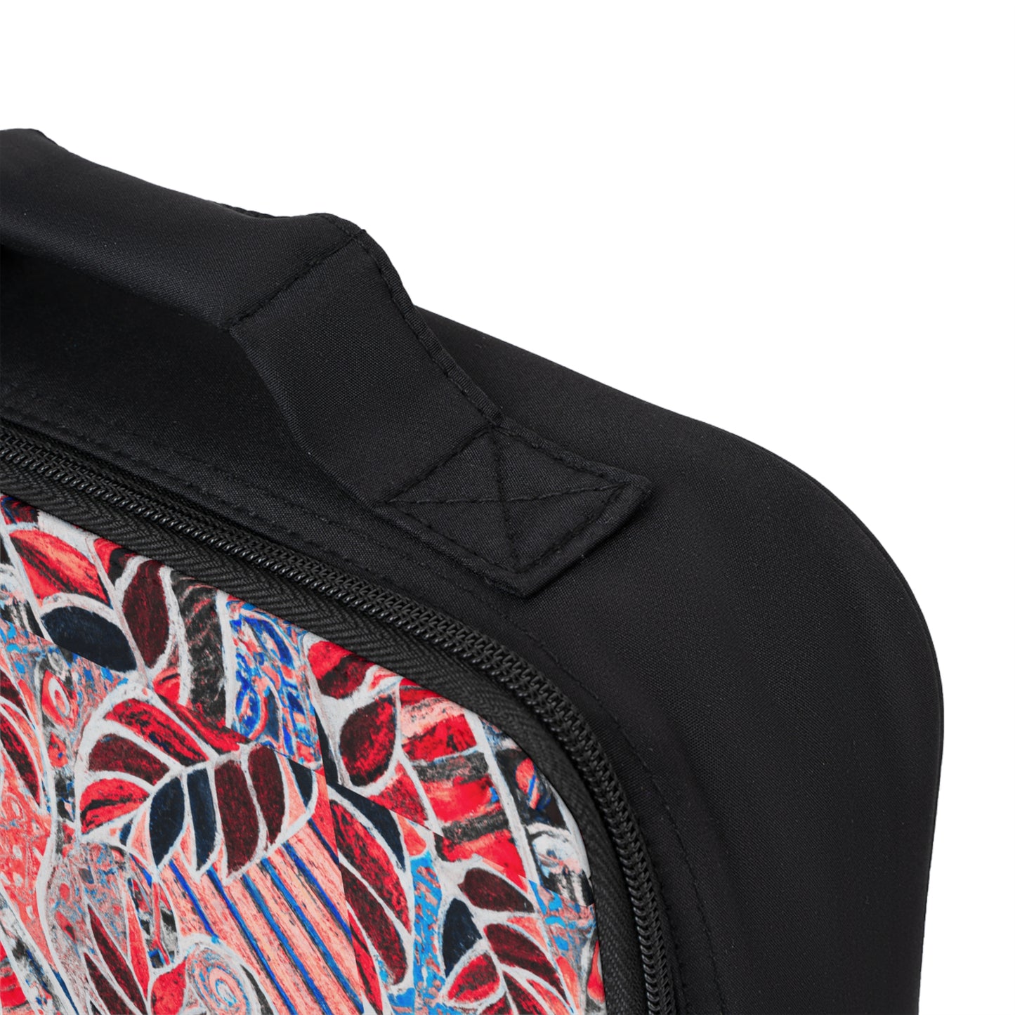 Amazon Whimsy/Red Lunch Bag - Eco-Friendly Insulated Tote, Adult and Child Lunchbox / Perfect for Picnics, Beach Outings