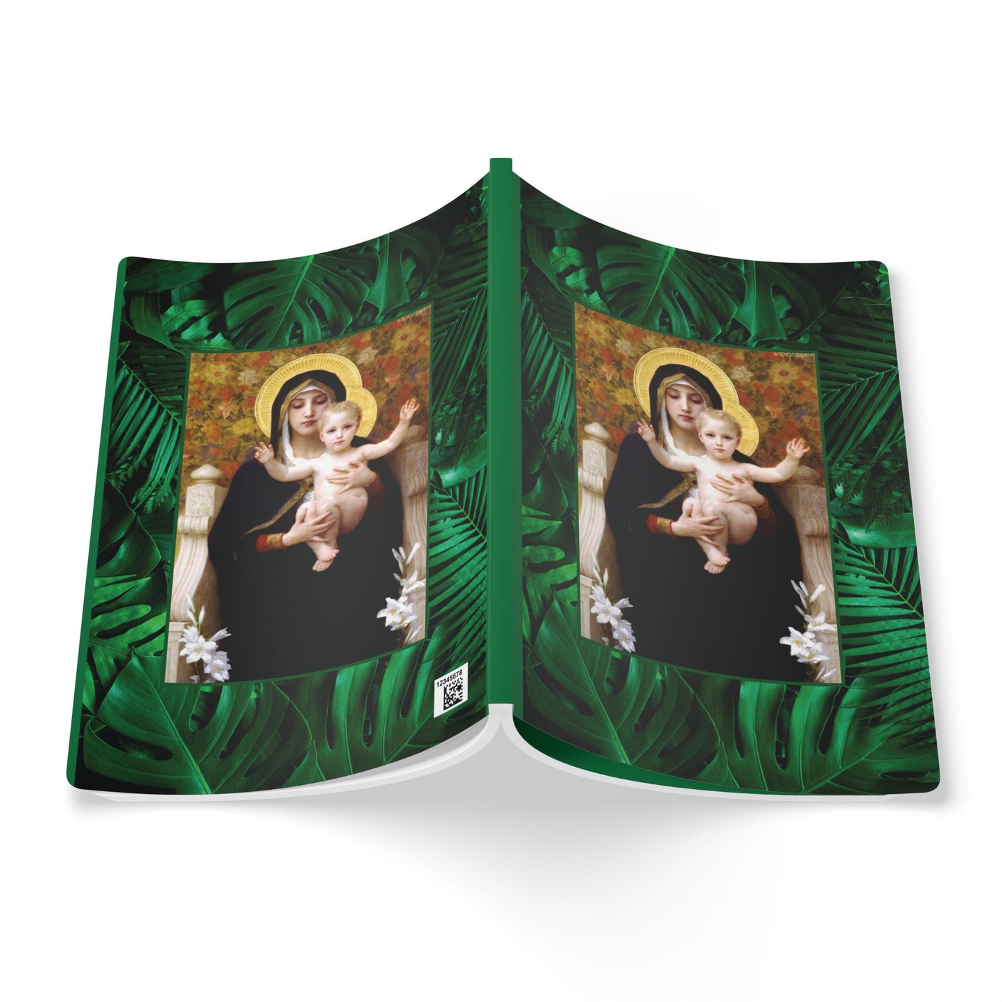 Religious Softcover Journal - Tropical Rainforest Madonna of Lilies