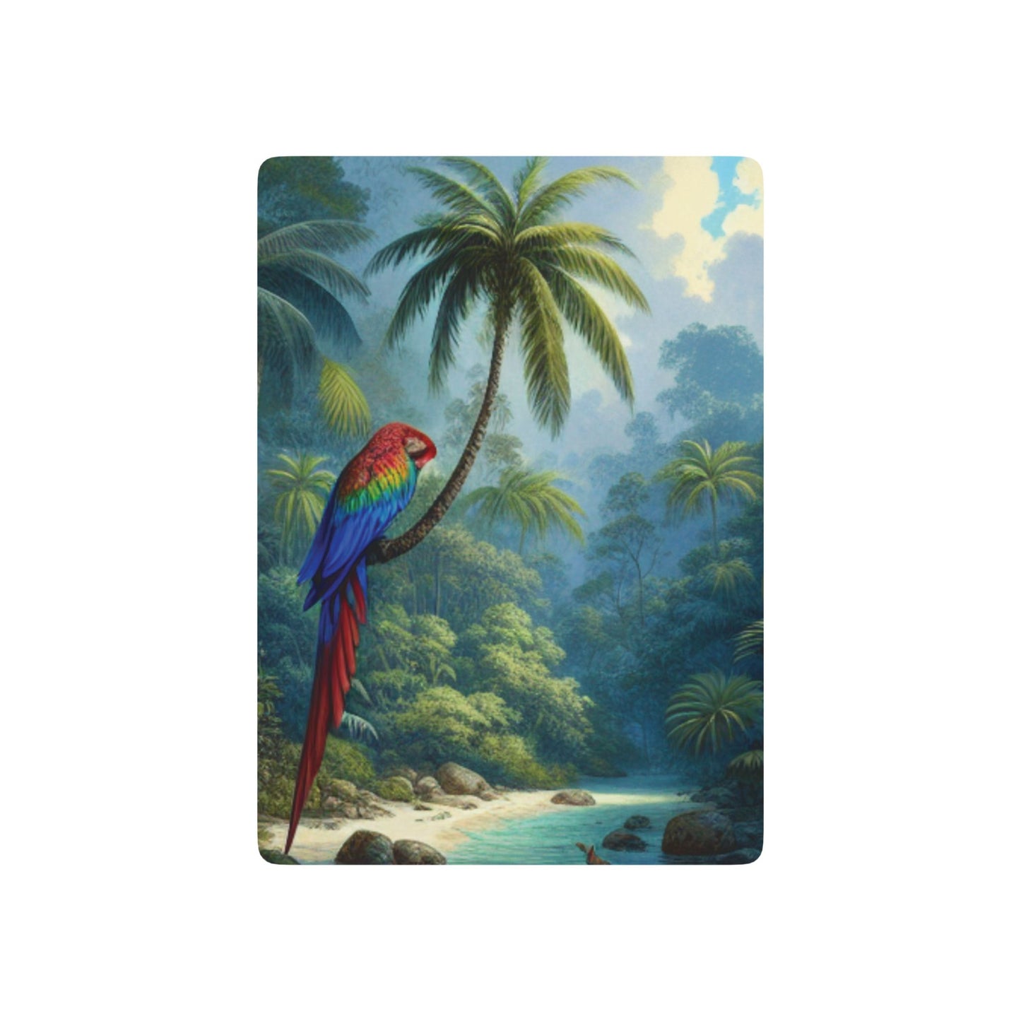 Poker Playing Cards - Sleeping Beauty Parrot