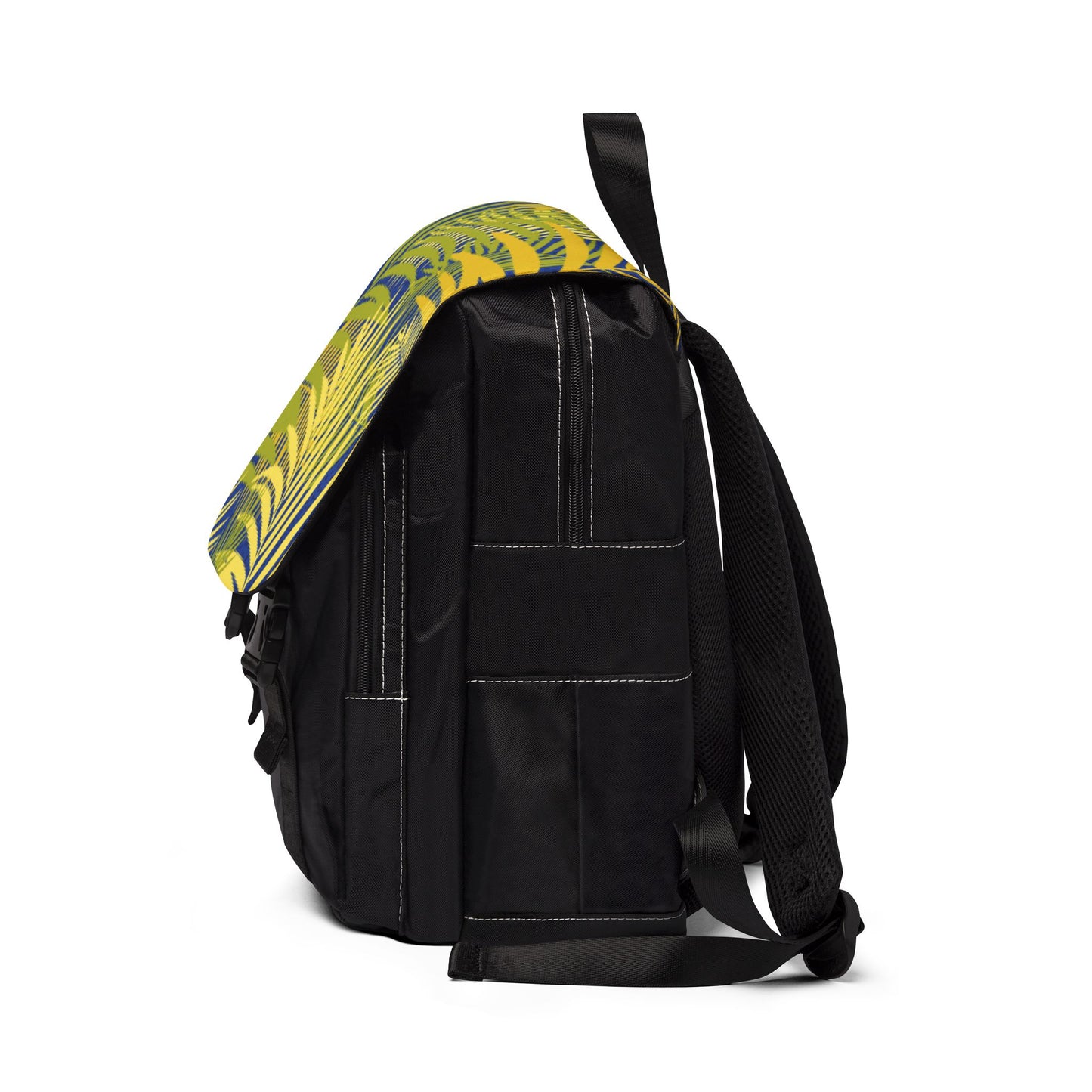 Tropical Casual Backpack - Perfect for Everyday Adventures / Gold Palms