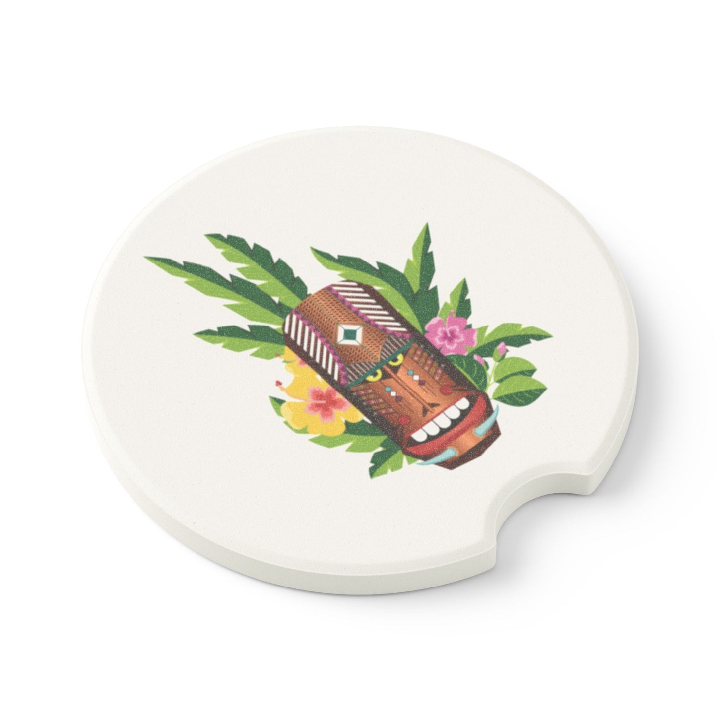 Soapstone Car Coaster - Tiki Boss Loika