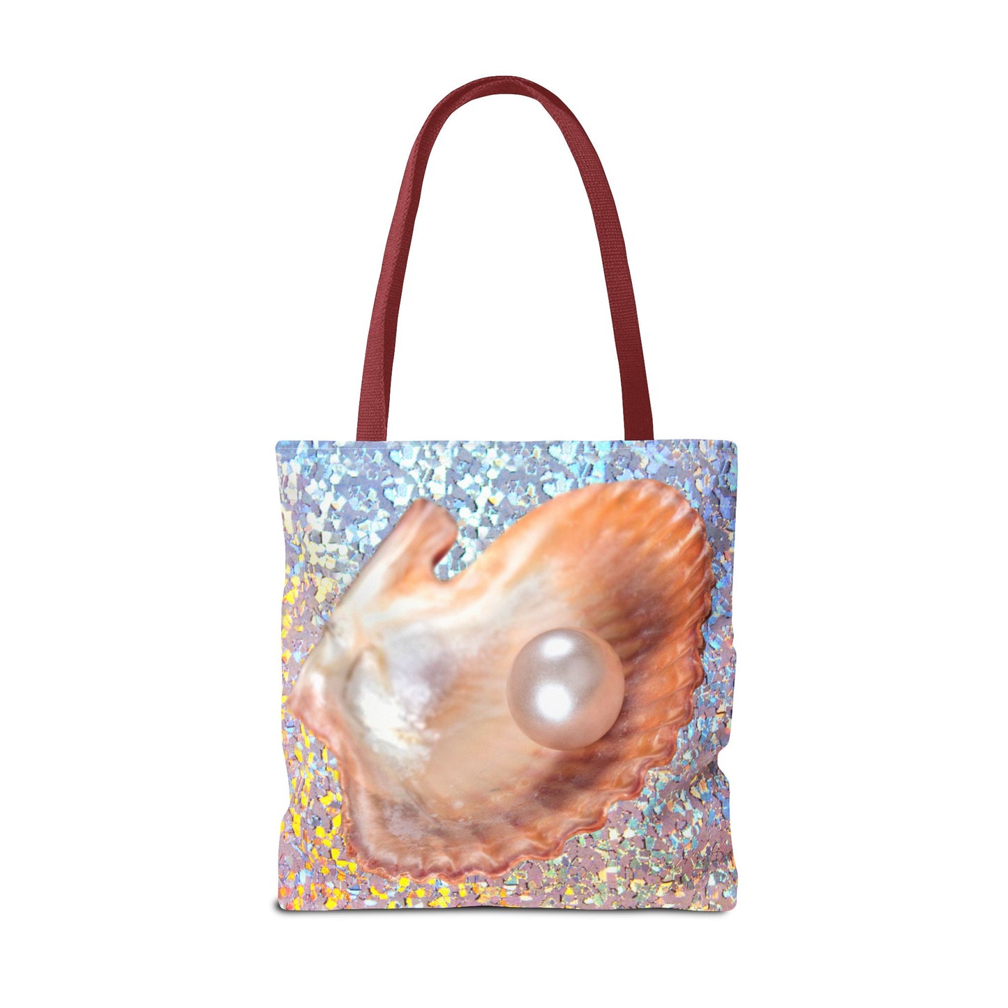 Disco Peach Pearl & Shell Tote Bag - 3 Sizes