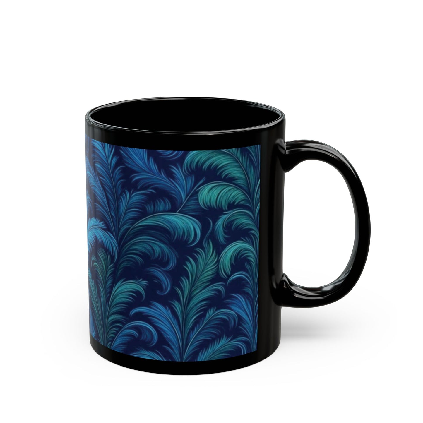 Black Coffee Mug - Rocco Deep Ocean