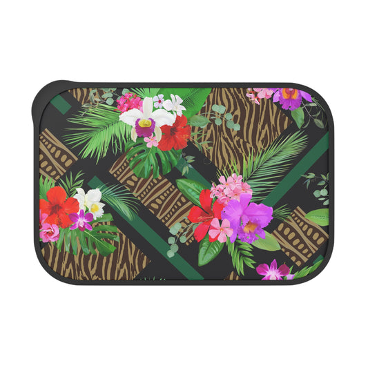 Bento Box with Utensils - Tiki Orchids