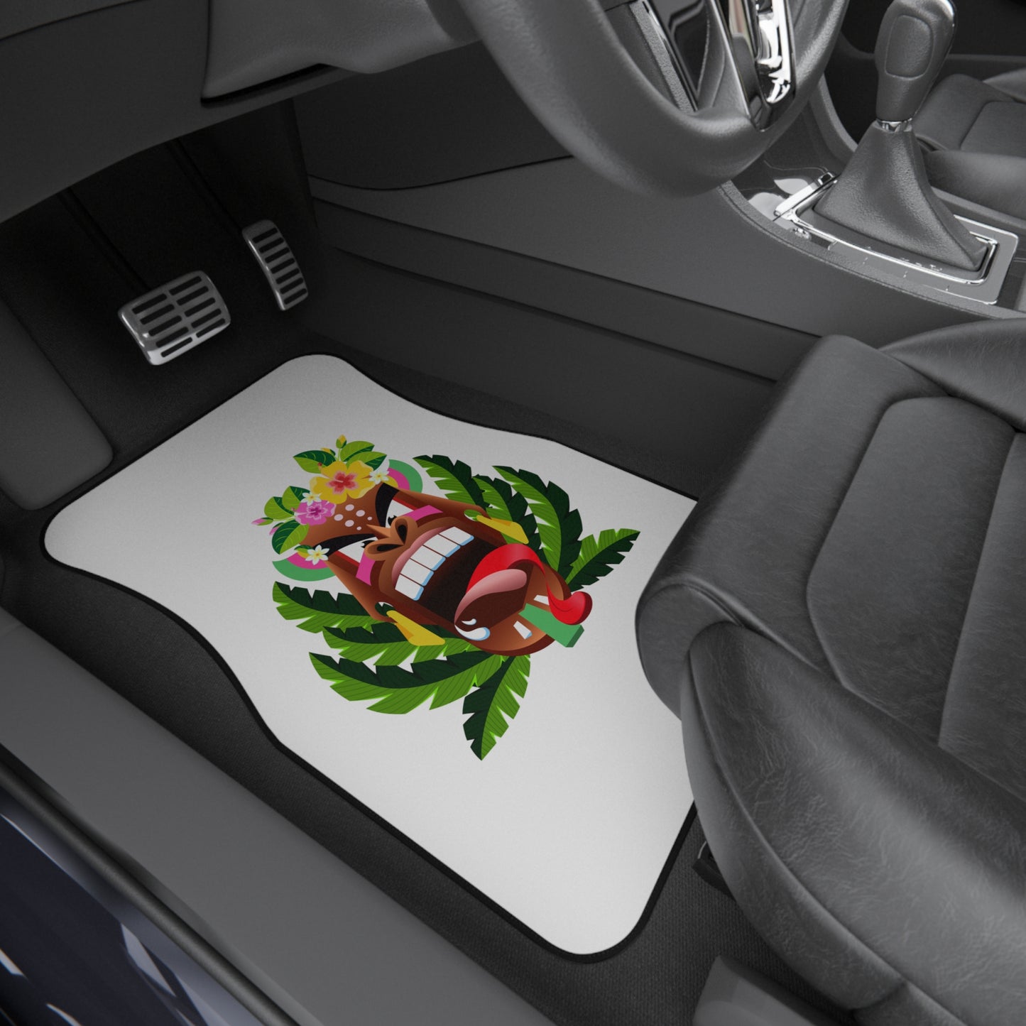 Tropical Tiki Boss Alelo Car Floor Mats - SET of 2