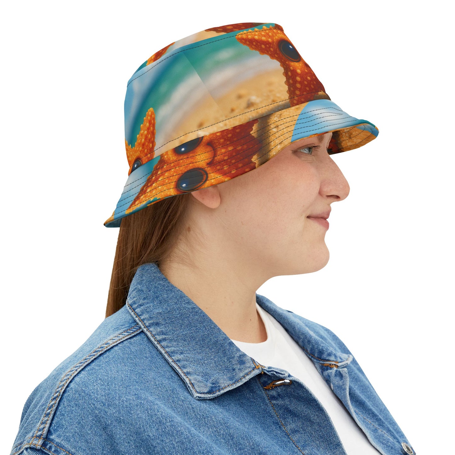 Tropical Polyester Bucket Hat, 2 Sizes - Baby Starfish