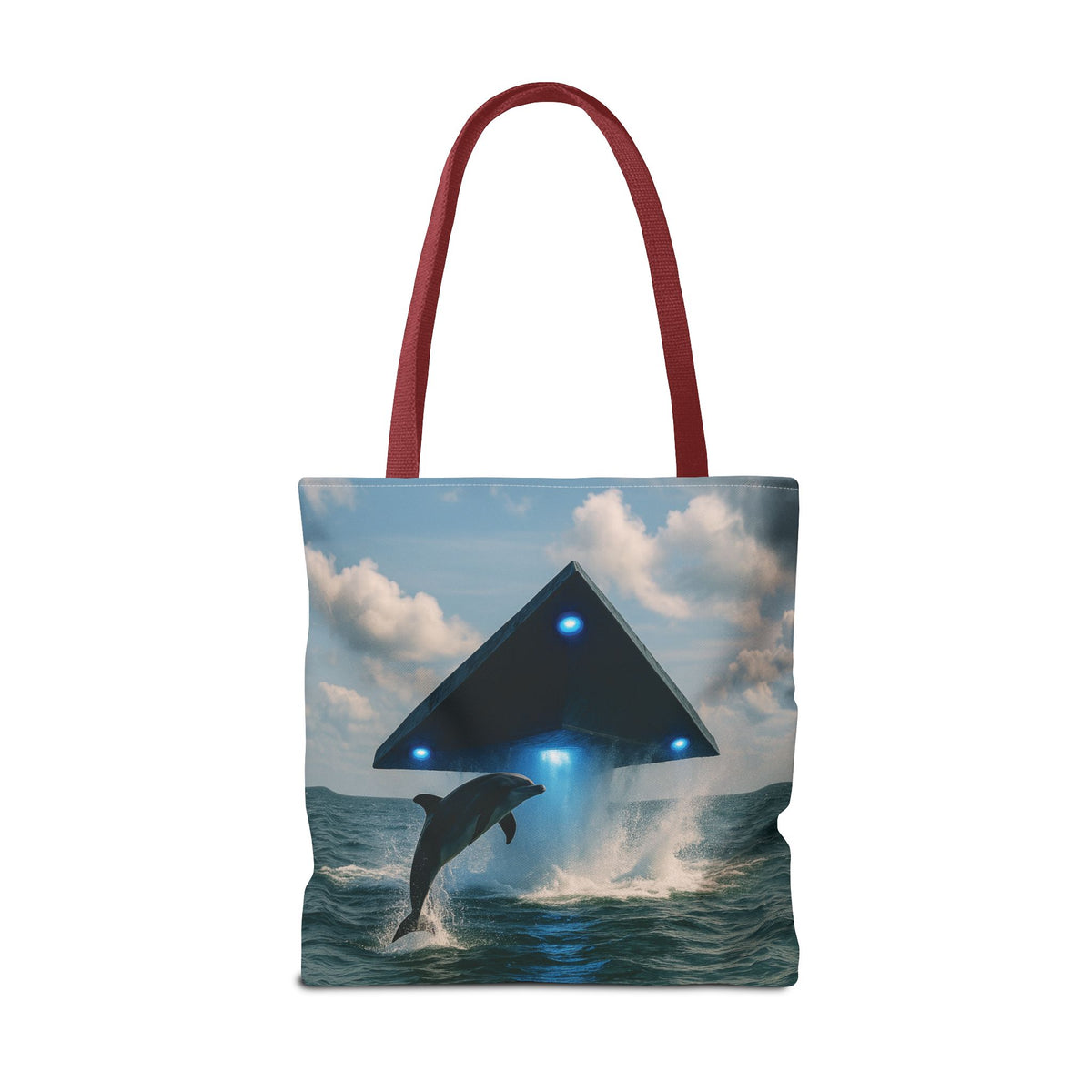 UFO and Dolphiin Tote Bag - 3 Sizes
