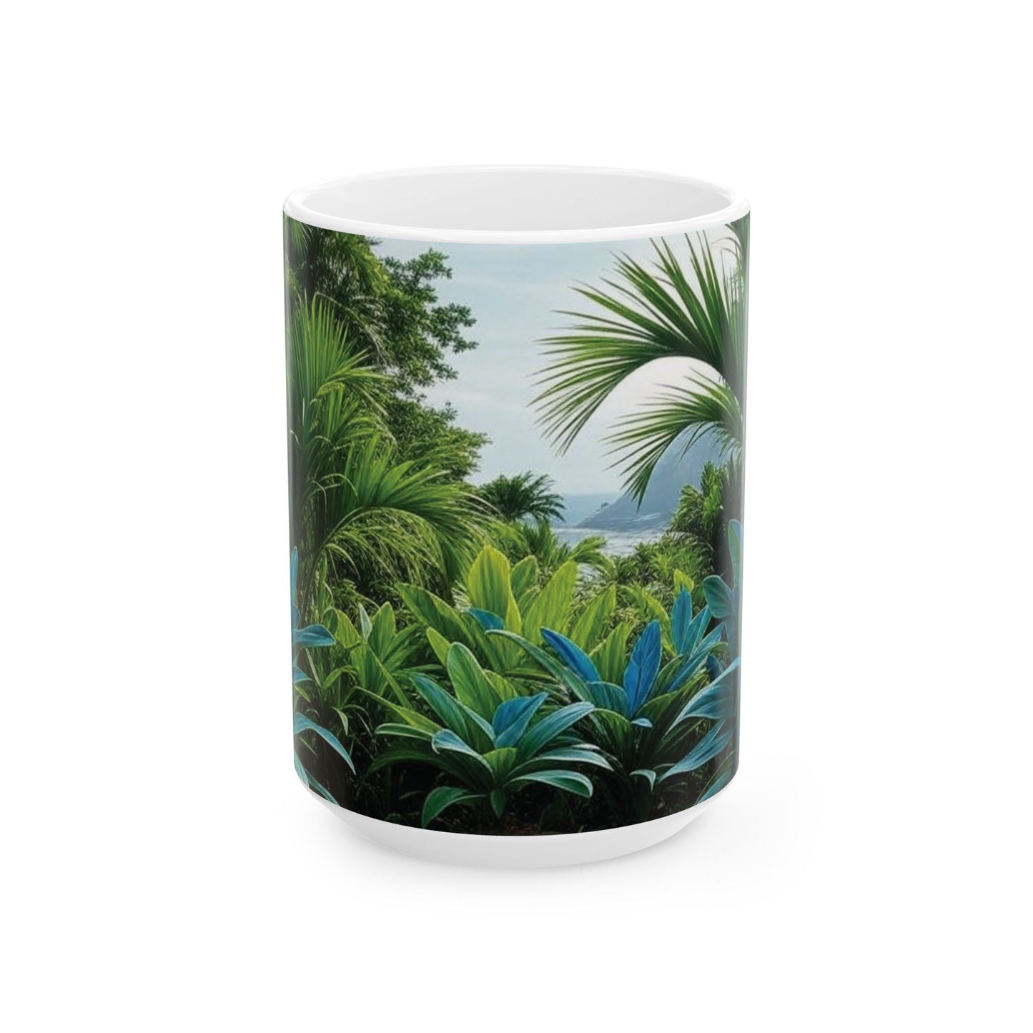 Ceramic White Mug - 11oz & 15oz,  Scenic Overlook