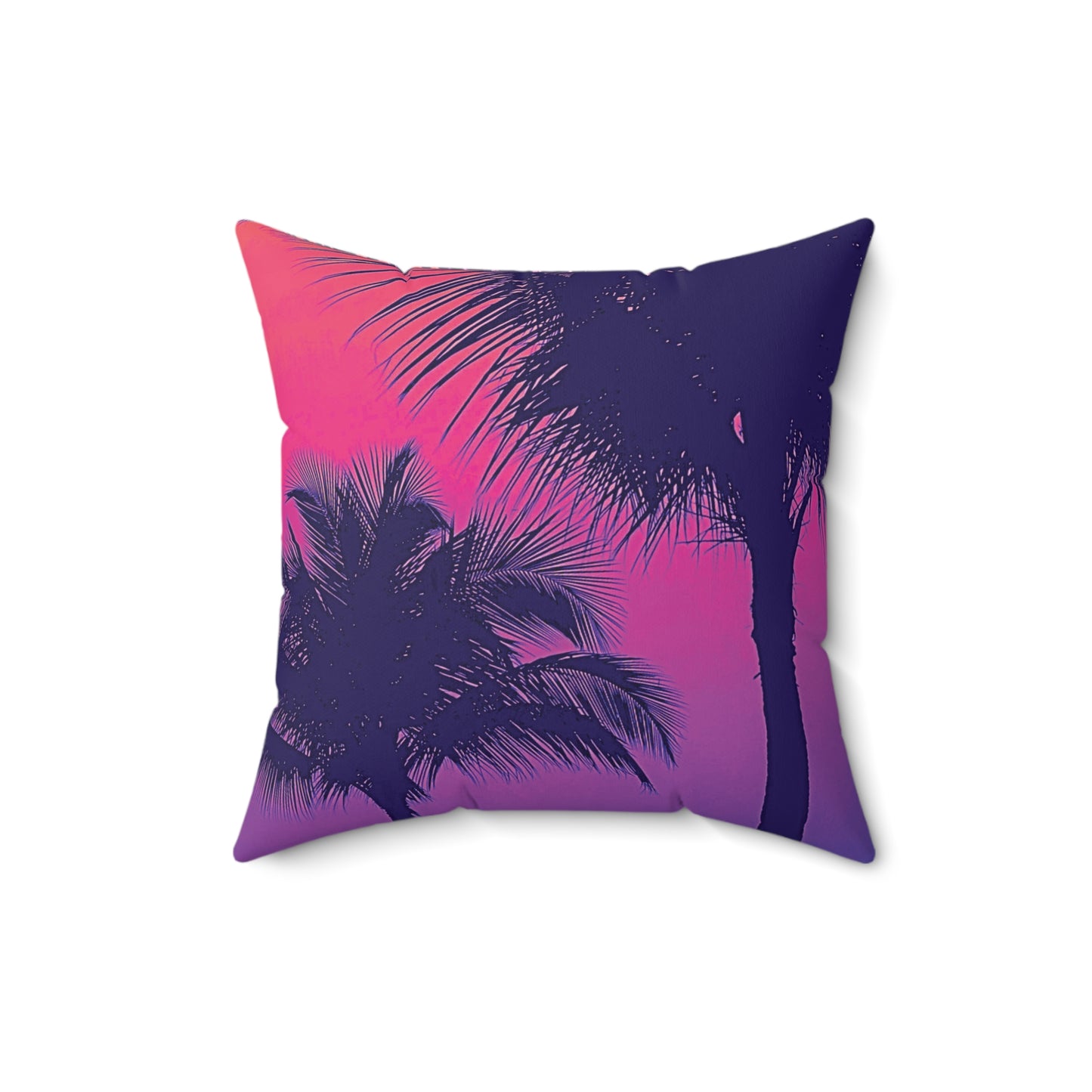 Decorative Pillow - Accent Cushion, 4 Sizes / Palm Glow Pop