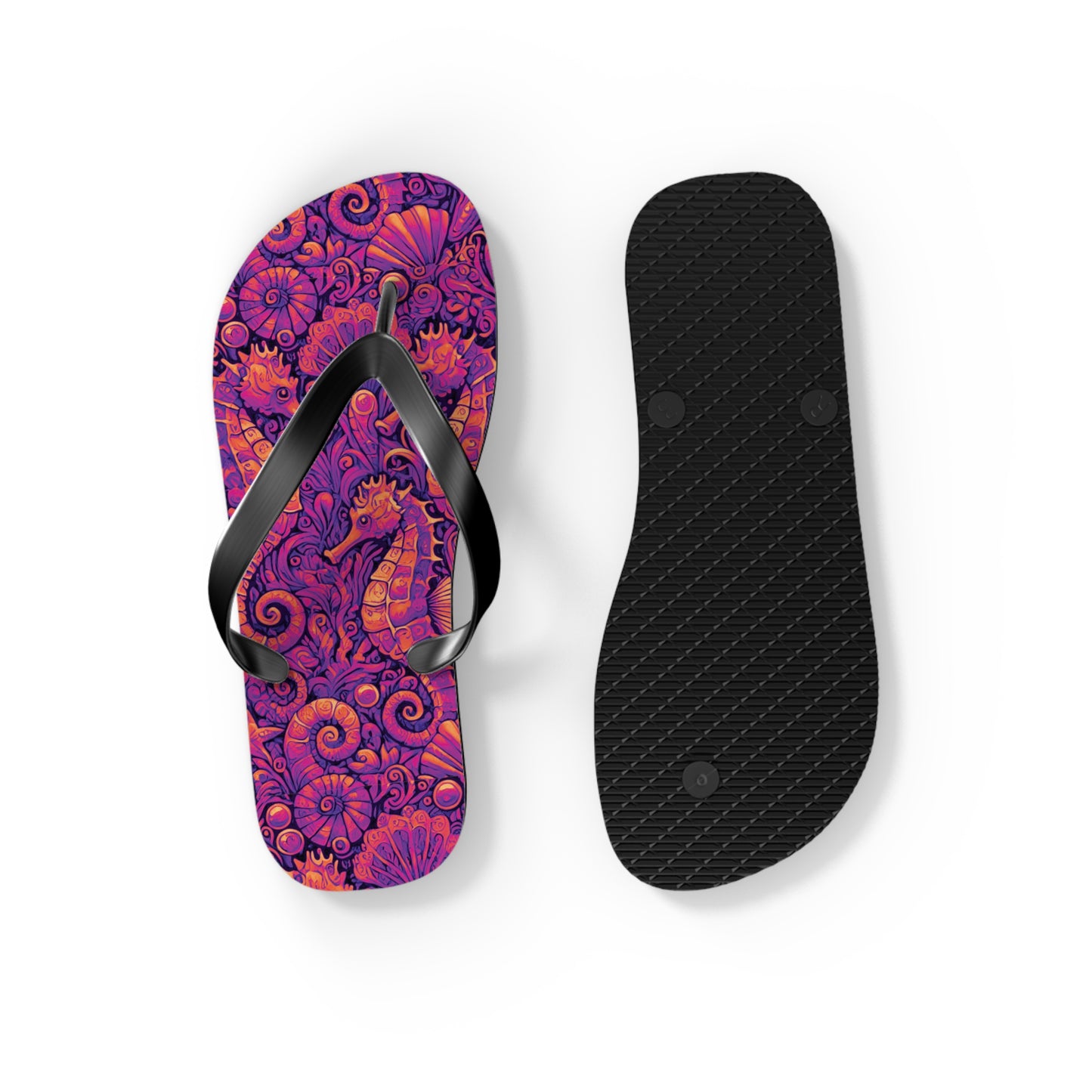 Flip Flops - Seahorses/Heatwave