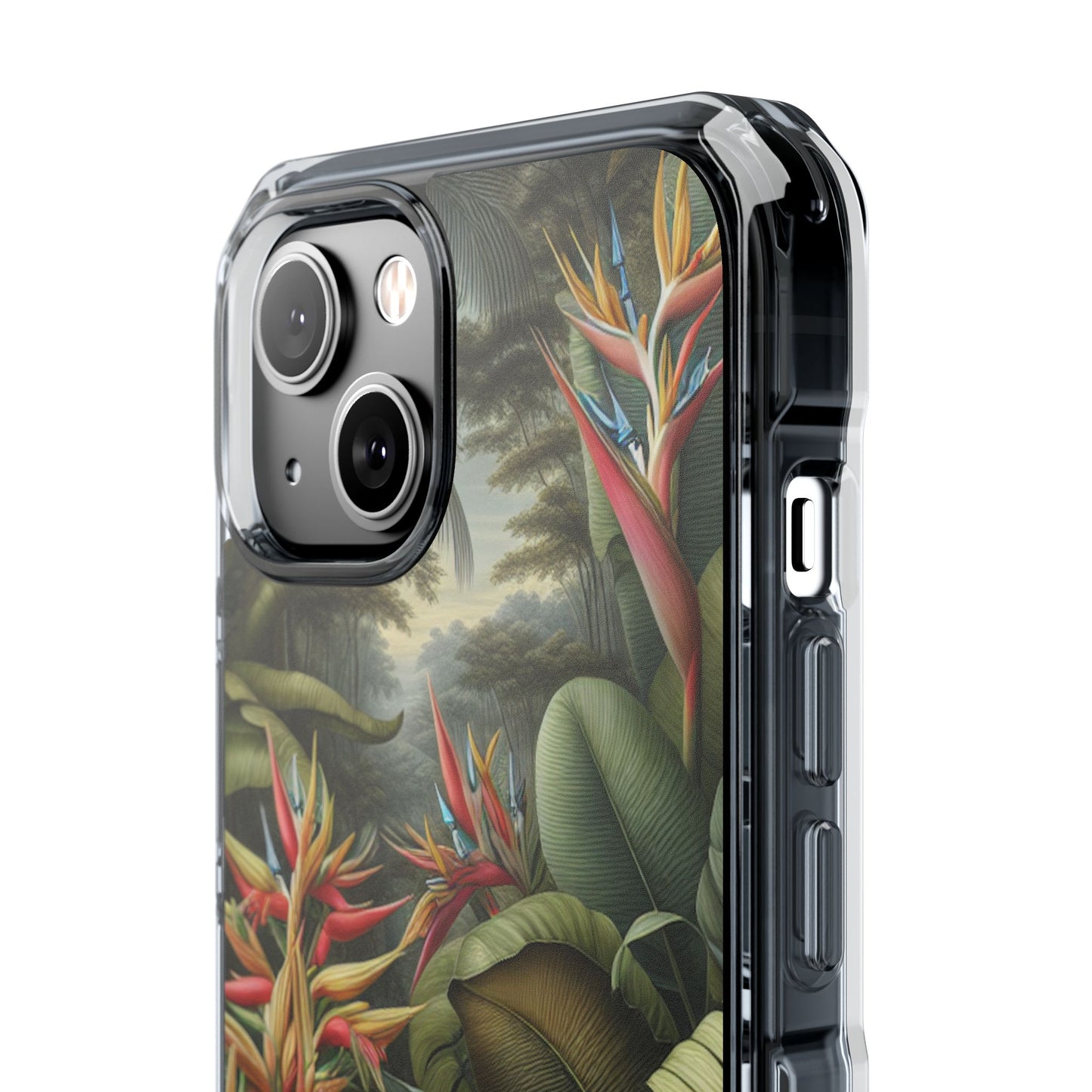 Rainforest Rabbit Outing Magnetic Clear Phone Case, Many Models