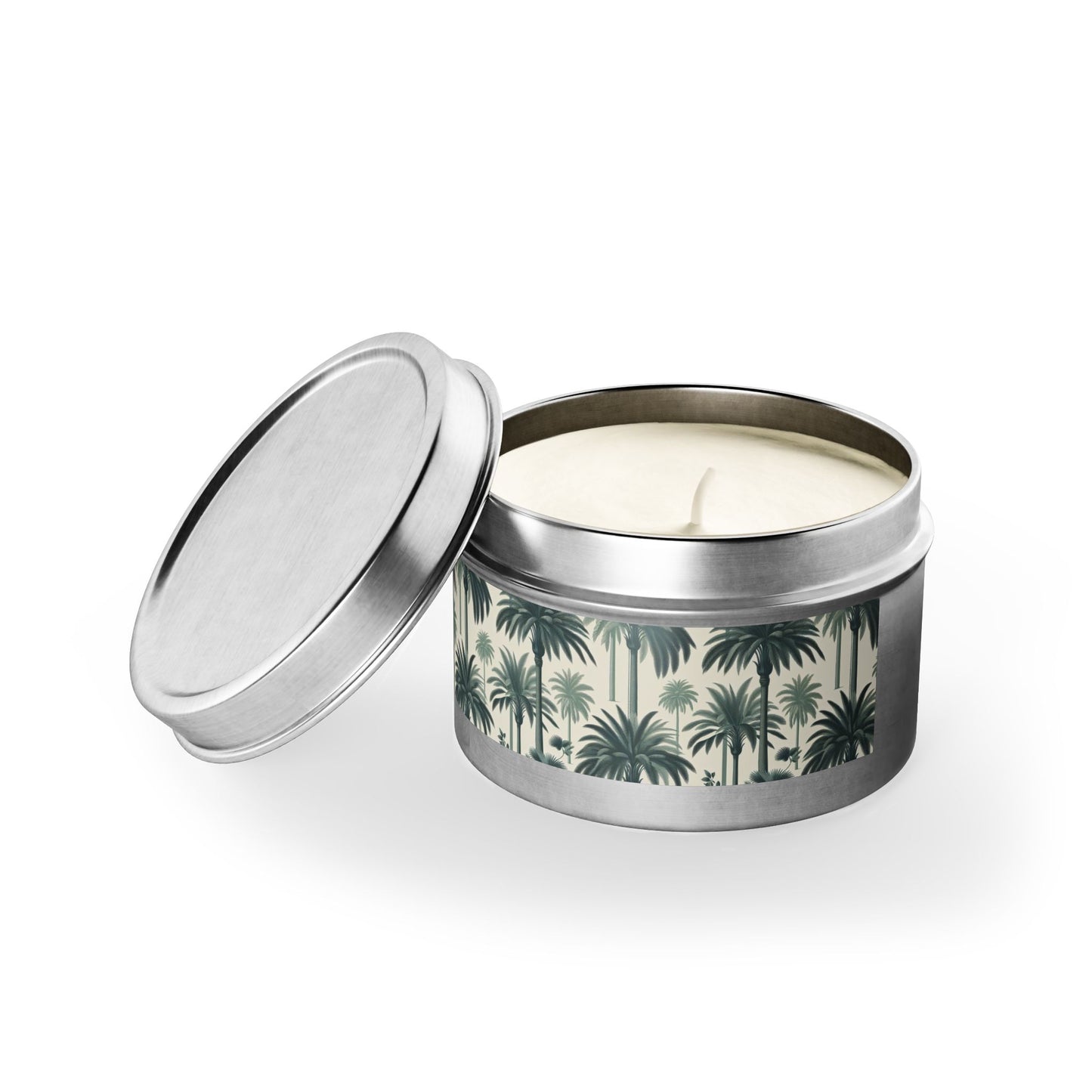 Tin Candles, 2 sizes, 3 tin colors - High Five Palms