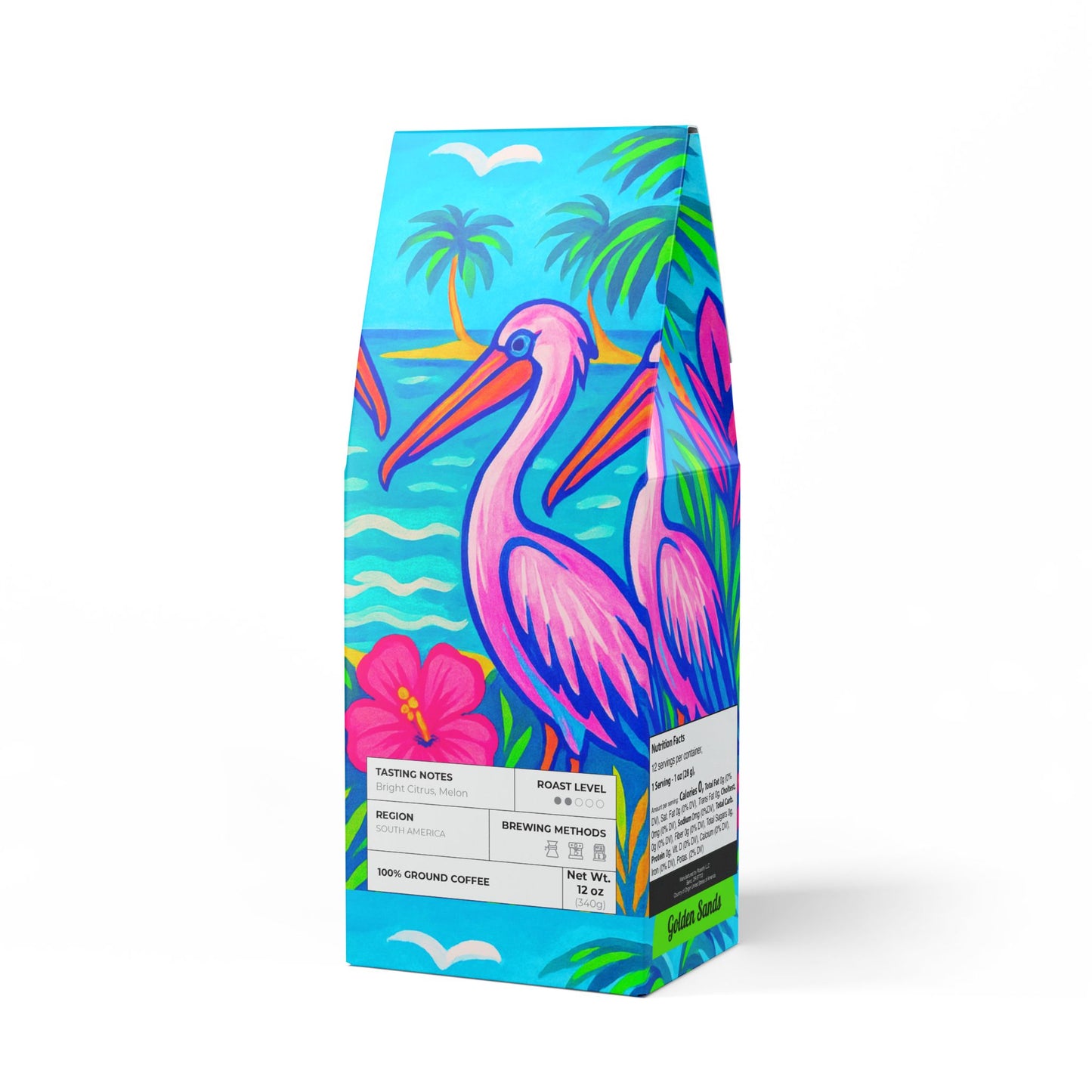 Golden Sands Single Origin™ Coffee (Light-Medium Roast) Specialty Grade / Beach Pelican Party