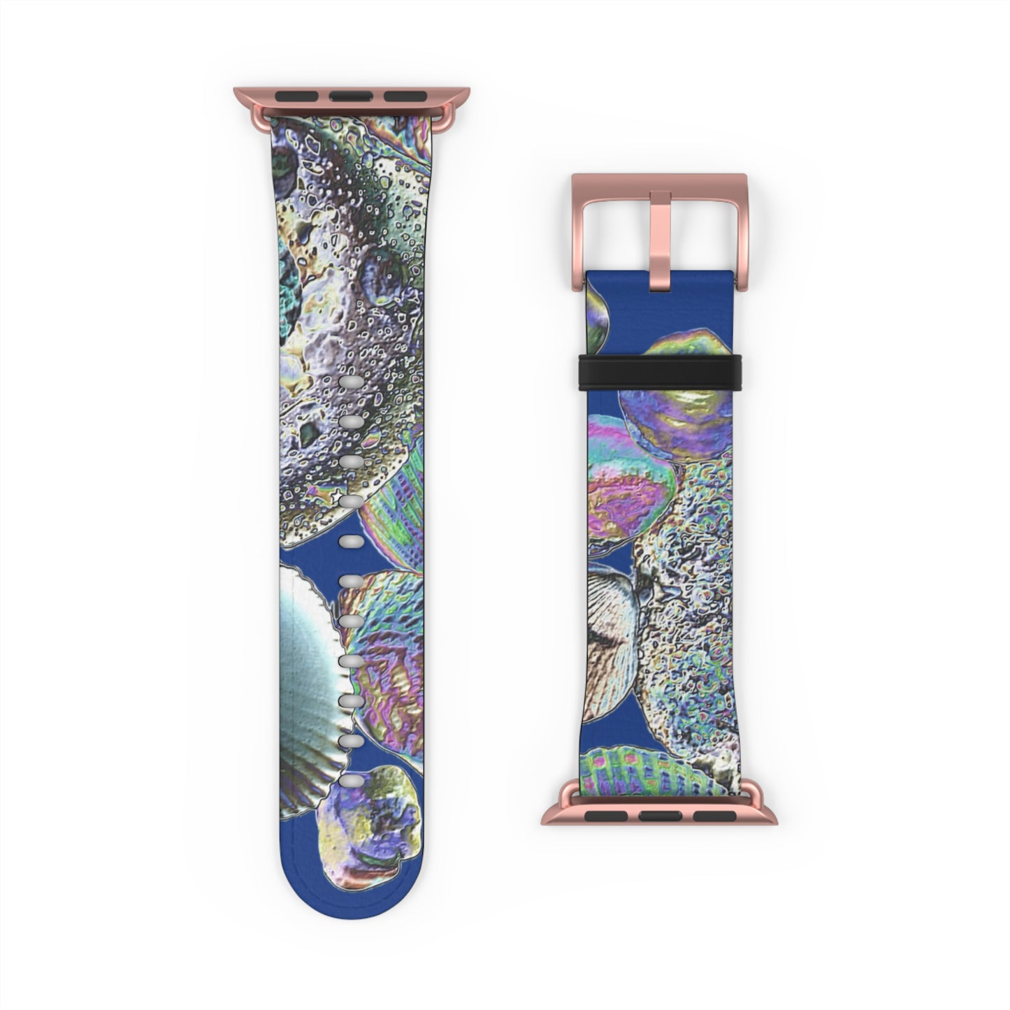 Apple Watch Band - Heatwave Seashell Collection, dark blue