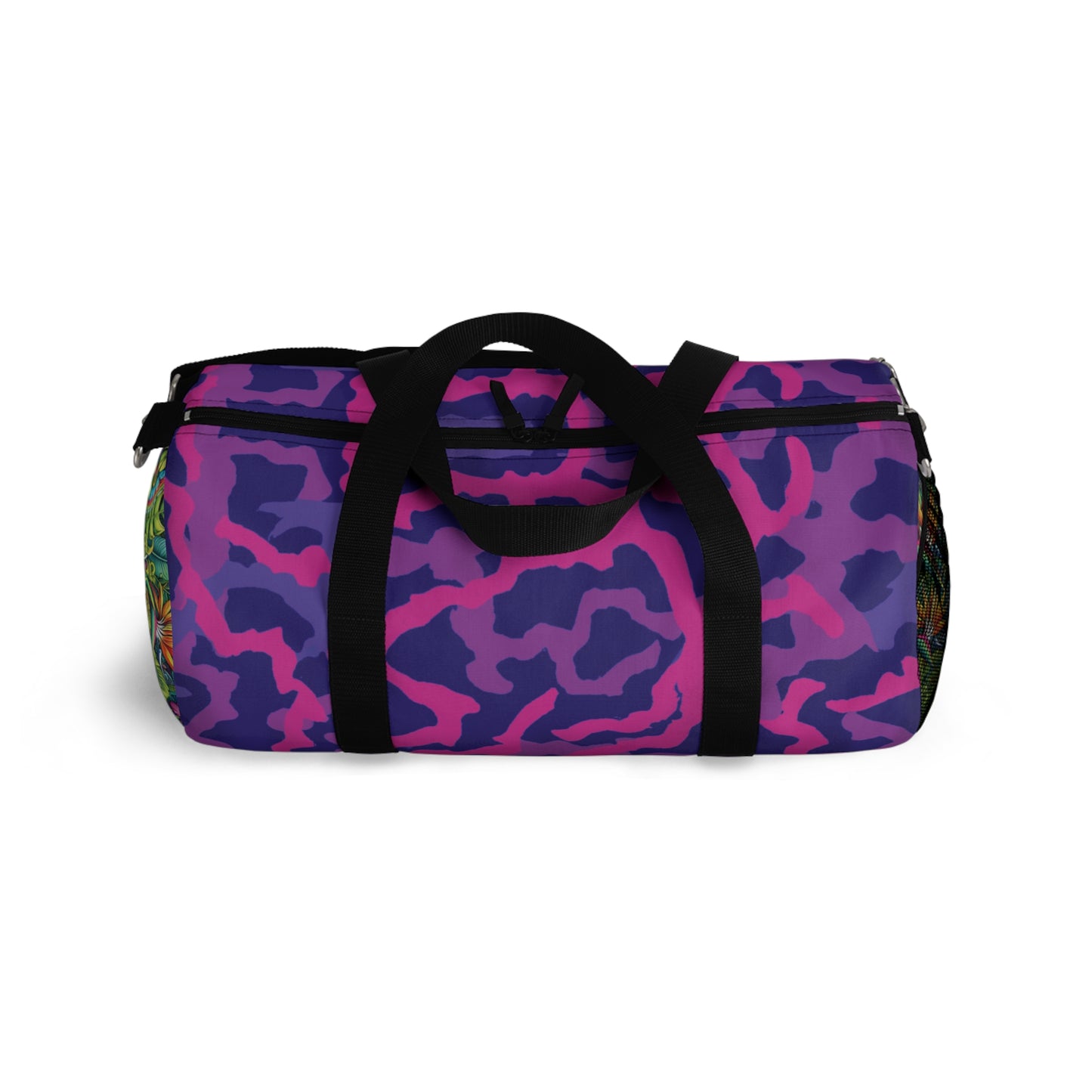 Tropical Duffel Bag - Perfect for Travel and Gym / Coral Threads, Heatwave