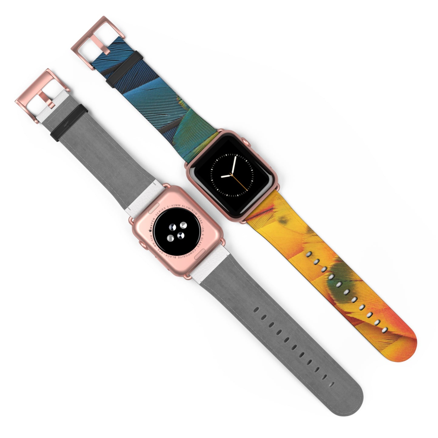 Apple Watch Band - Macaw Parrot Feathers