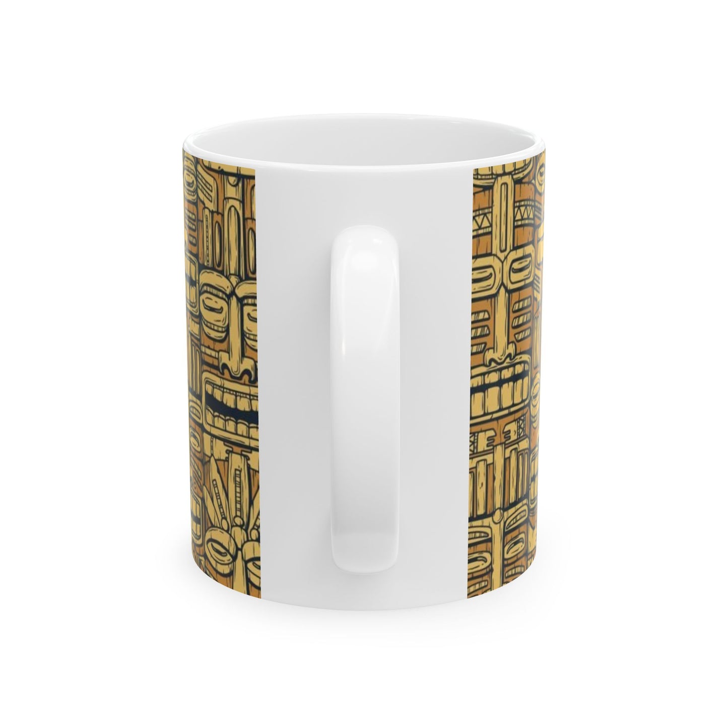 Ceramic Mug, (11oz, 15oz) - Old Tiki Totems