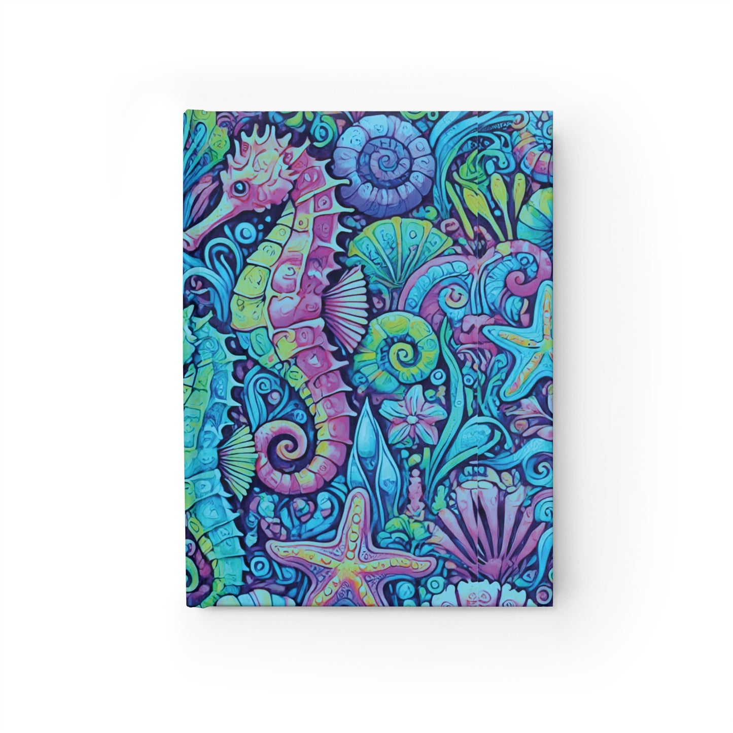 Seahorse Trio/Turquoise Pop 5" x 7"