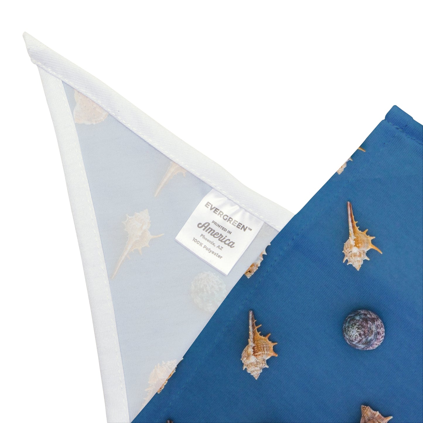 Shells From Our Beach Tropical Pet Bandana, 2 Sizes - Stylish accessory for dogs & cats