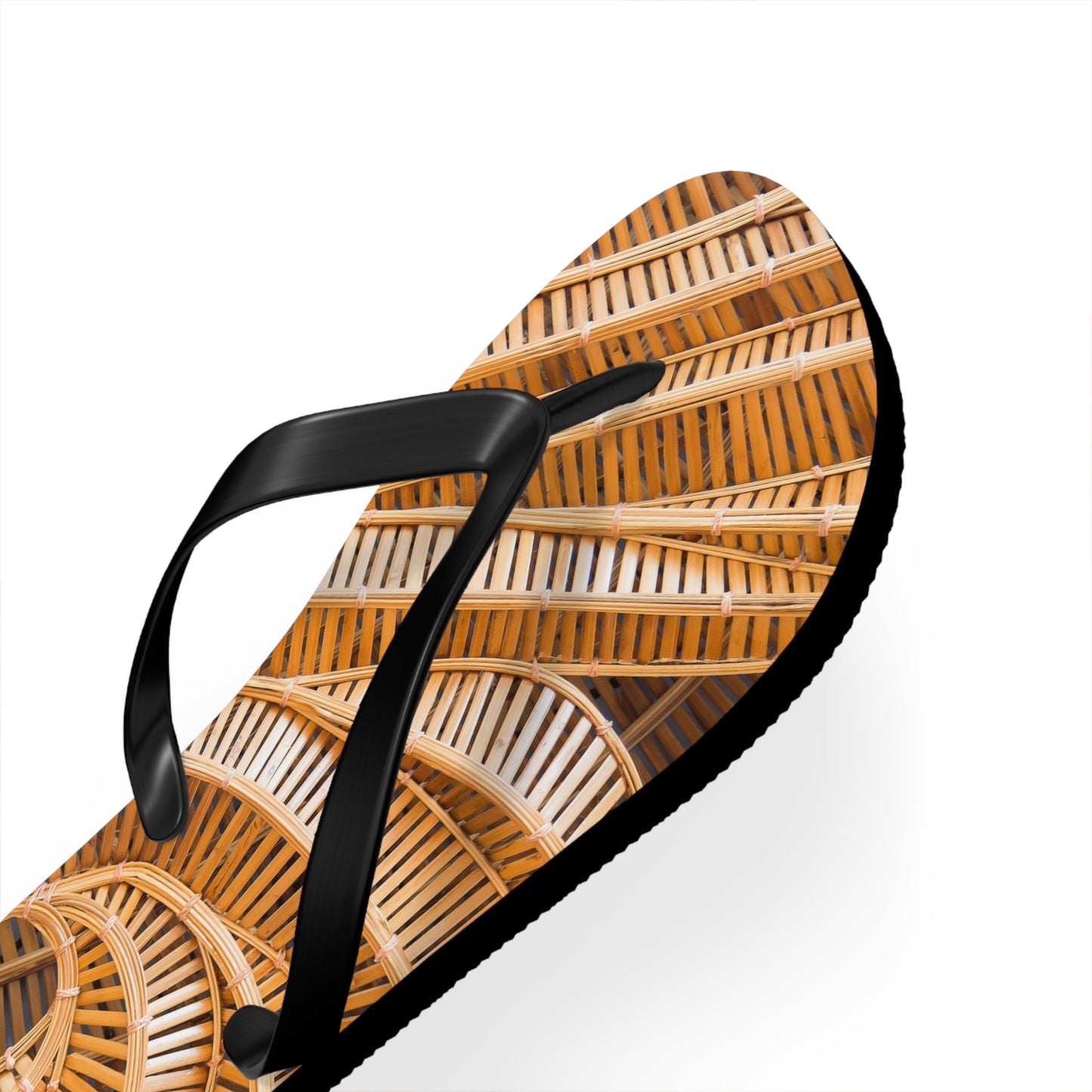 Flip Flops - Natural Bamboo Spiral