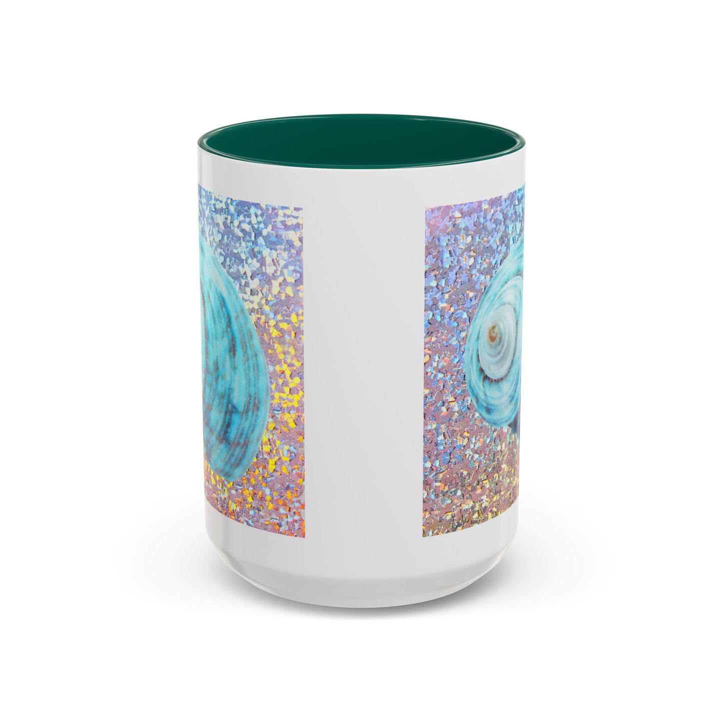 Colorful Mugs (11oz, 15oz), Disco Jade Turbo Shell