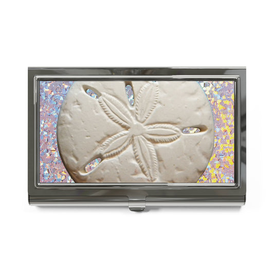 Business Card Holder/Case - Disco Sand Dollar