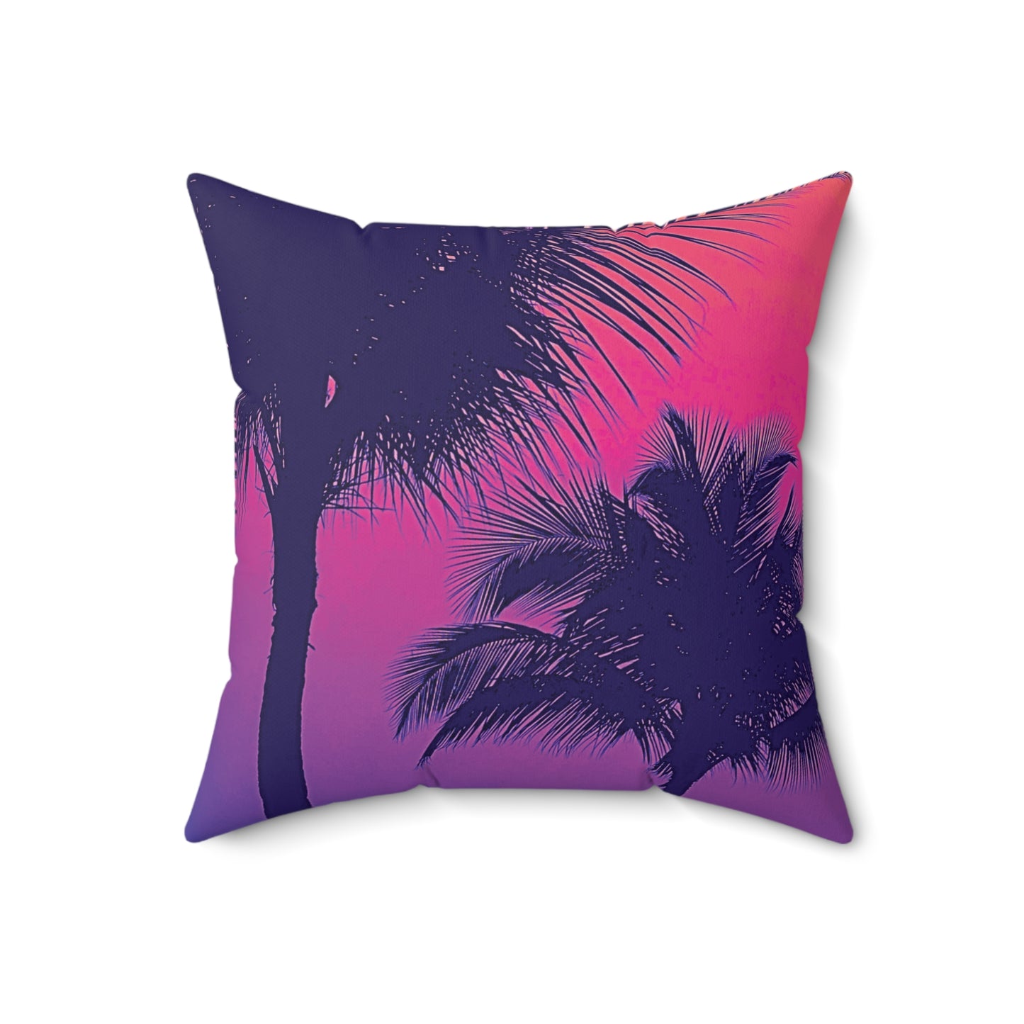 Decorative Pillow - Accent Cushion, 4 Sizes / Palm Glow Pop