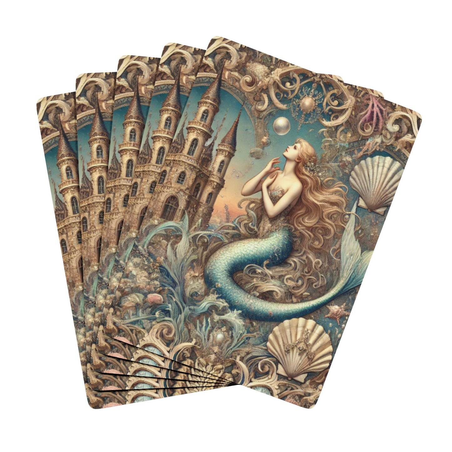 Poker Playing Cards - Mermaid Royale