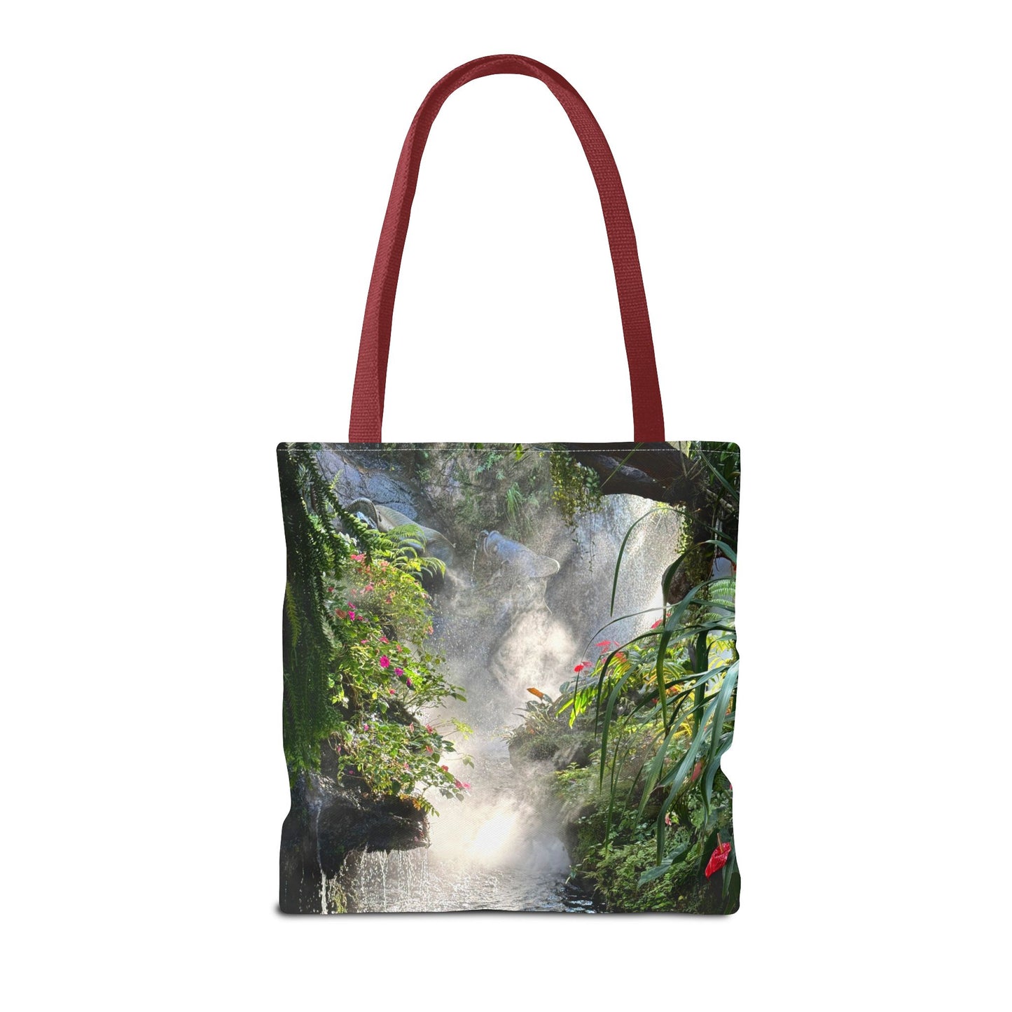 Tropical Misty Rainforest River Tote Bag - 3 Sizes