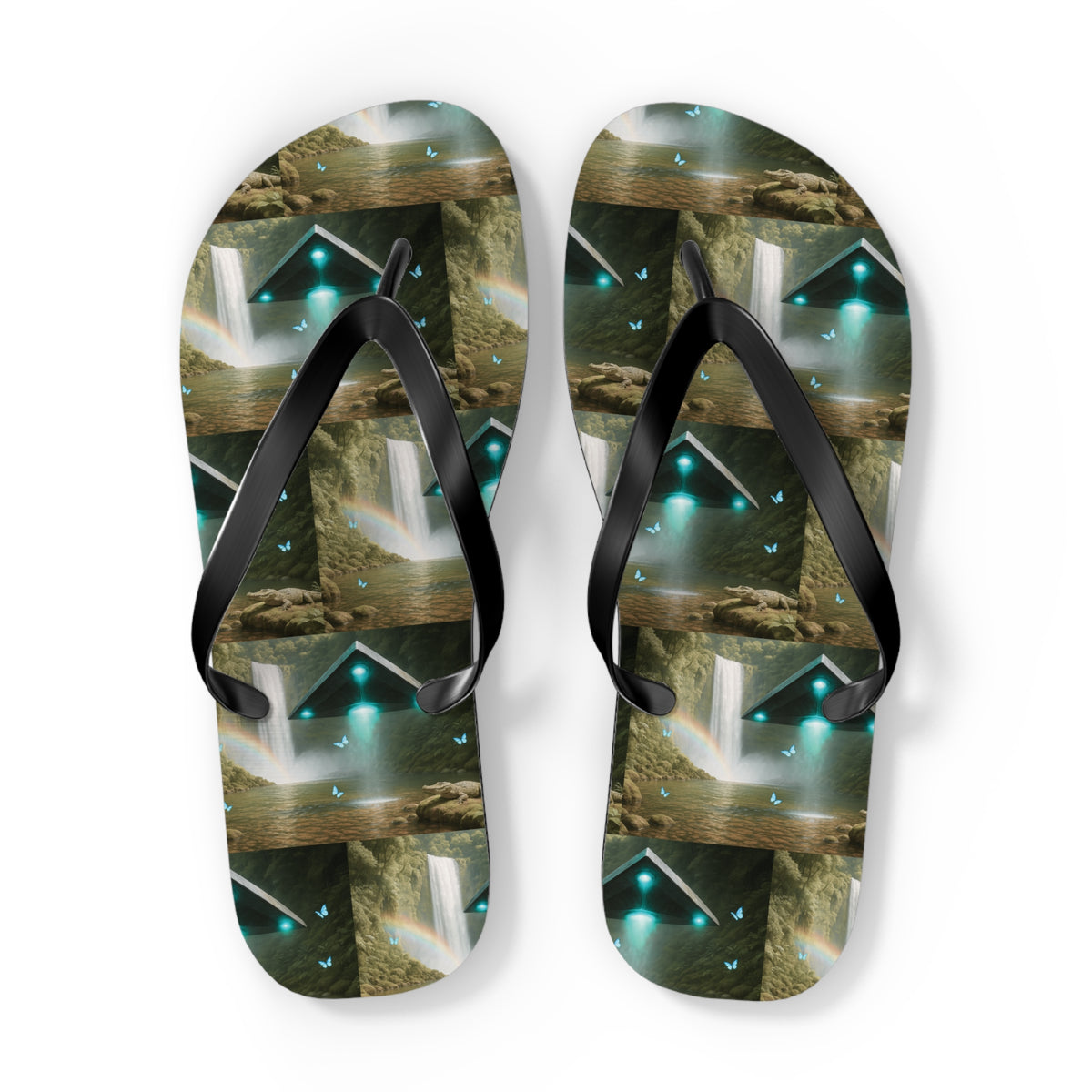 Flip Flops - UFO and Waterfall
