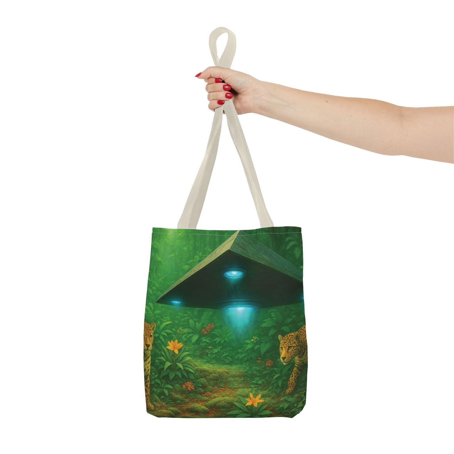 UFO and Jaguars Tote Bag - 3 Sizes